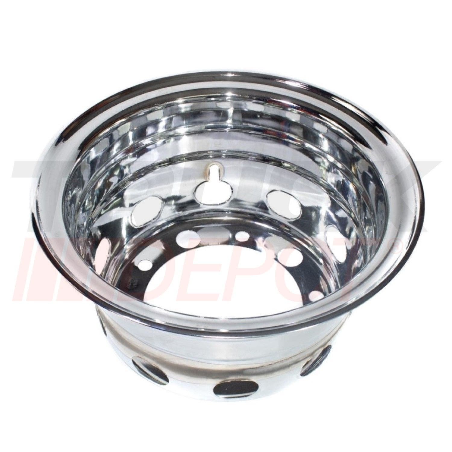 Juego de copas trasera simula aro aluminio