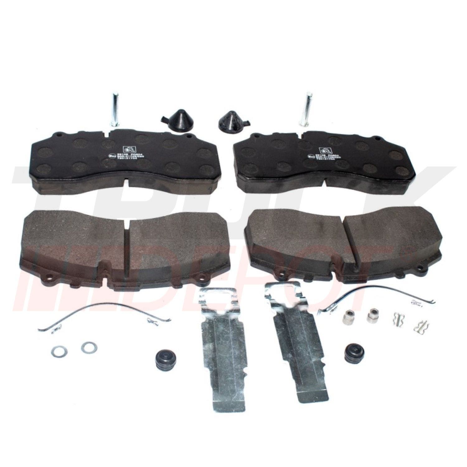 Juego de pastillas Mb O500 MAN Frasle