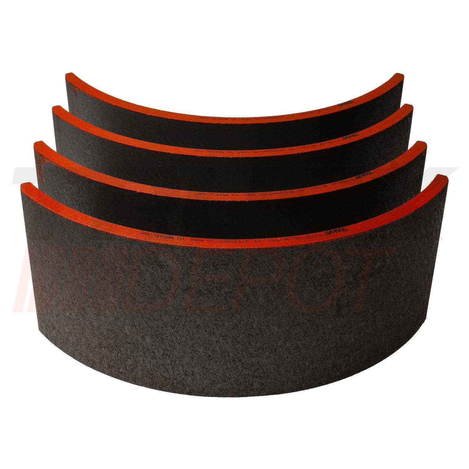 Juego de fibras en block para Isuzu NPR, NQR, NKR F/765 AF/557 4 1/2 x 3/8 Frasle