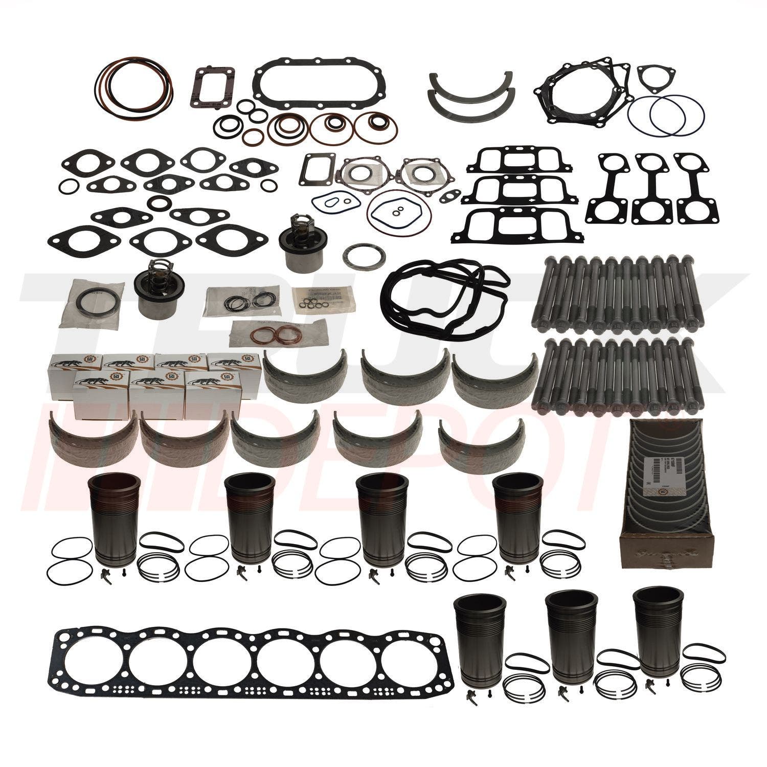 Juego de overhaul Detroit S60 DD III, DD IV piston 23530728