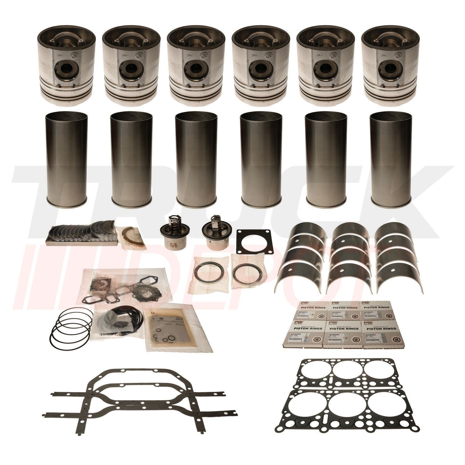 Kit de overhaul Mack E6 4 valvulas