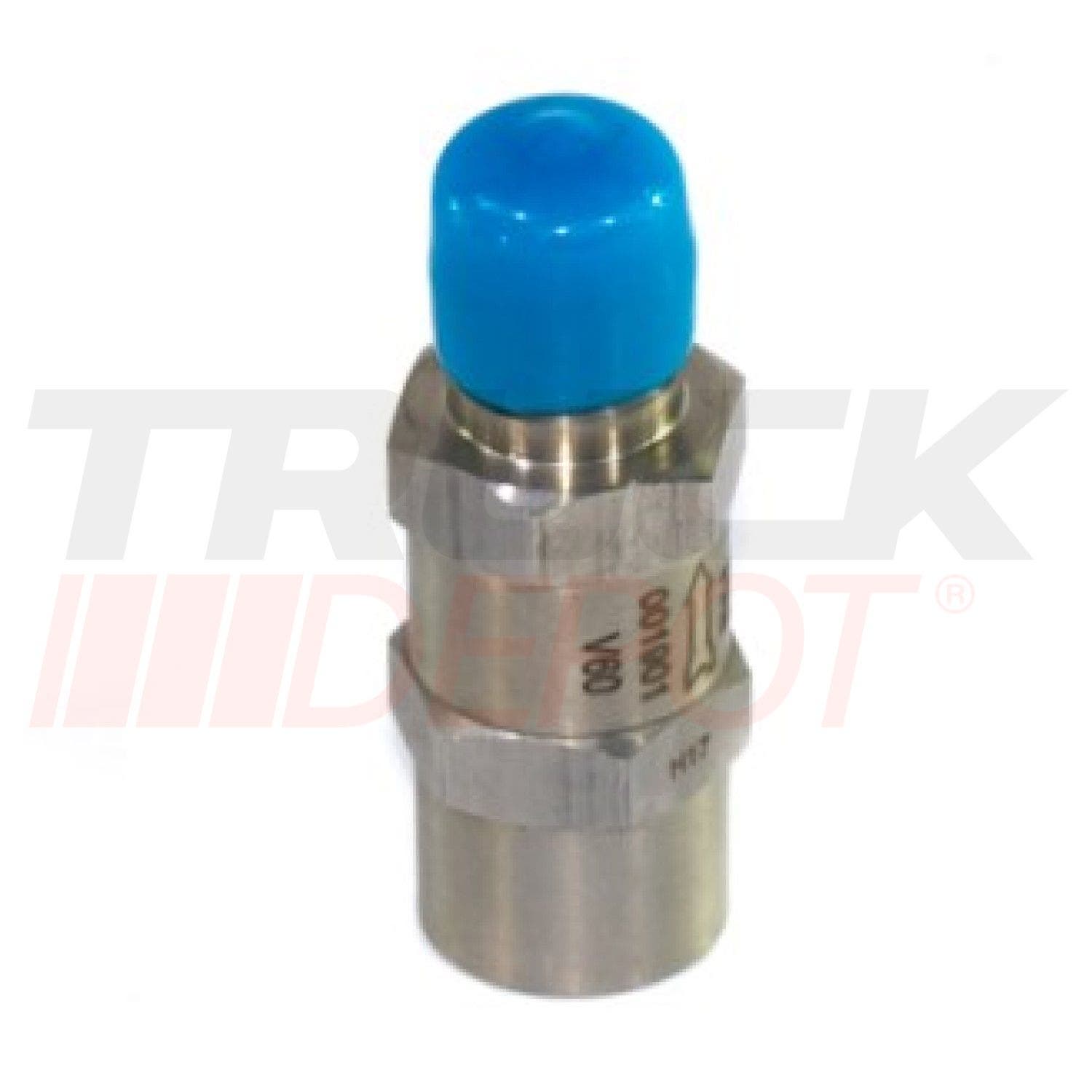 Check retorno combustible 3/8 hembra x  5/8 macho para Detroit S60 14 litros, 11.1, DD III, DD IV