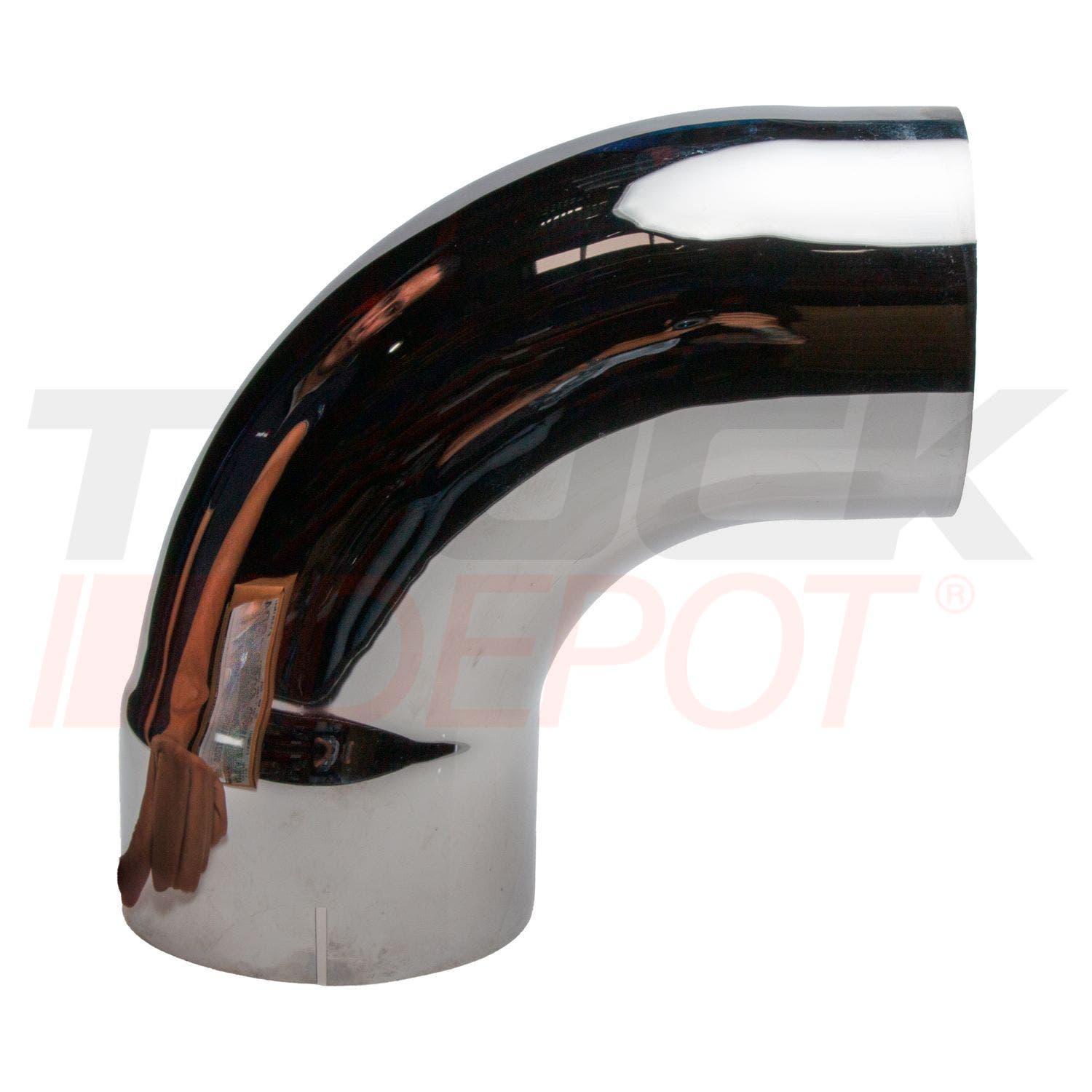 Codo cromado 5" 90° 10 x 10