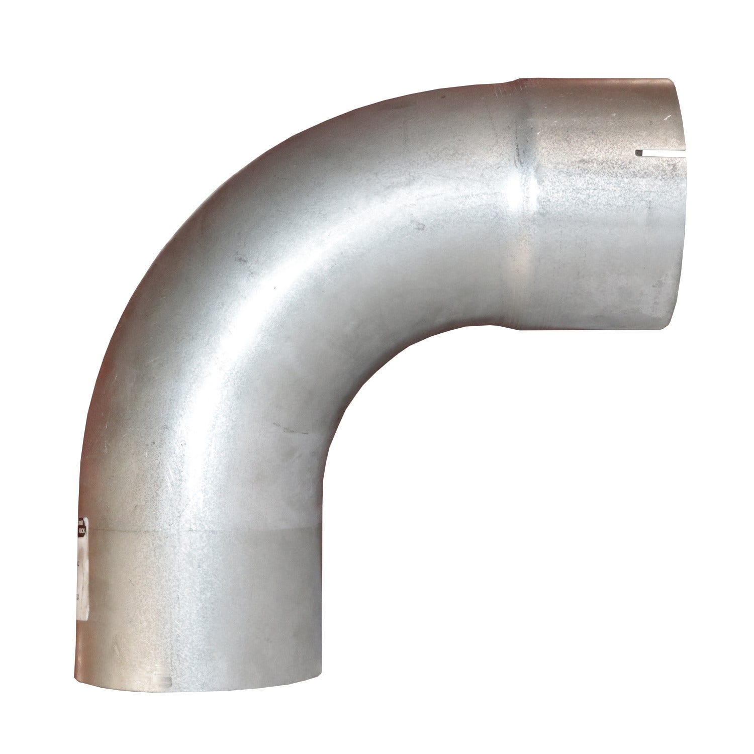 Codo de 5" x 12" x 12" en 90° aluminizado mediano con campana