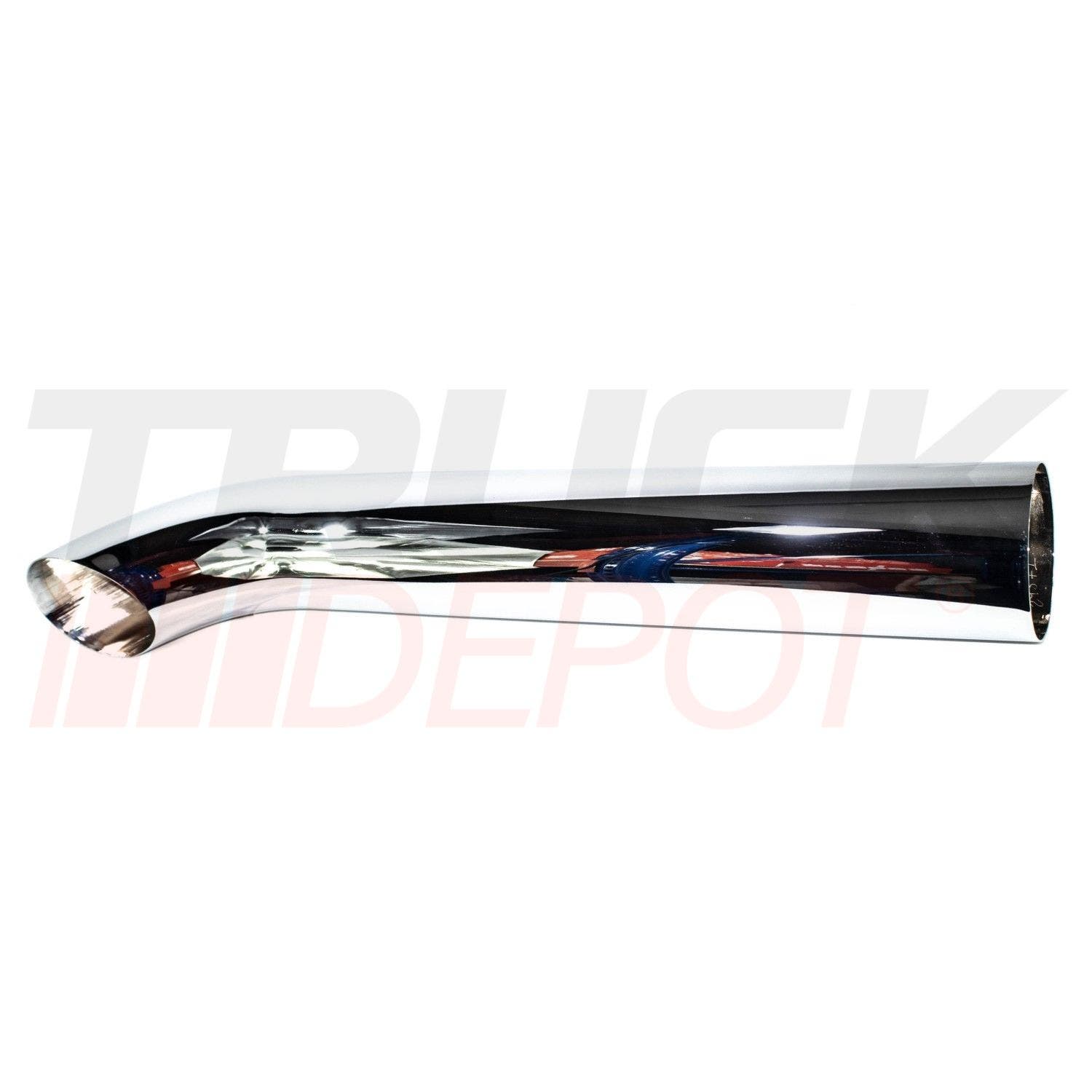 Terminal de mufla 5" x 36" liso cromado