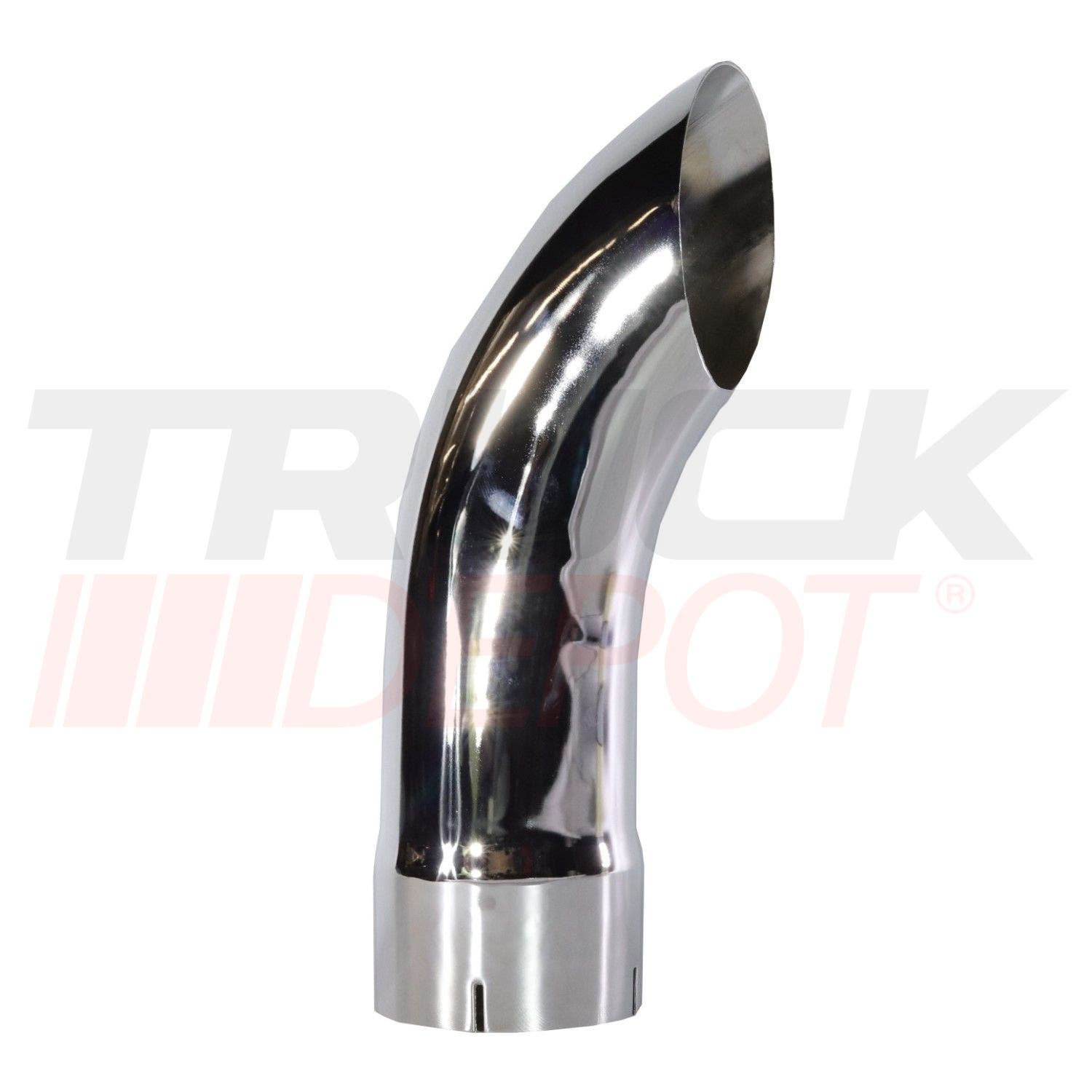 Terminal de mufla 5" x 18" con campana cromado