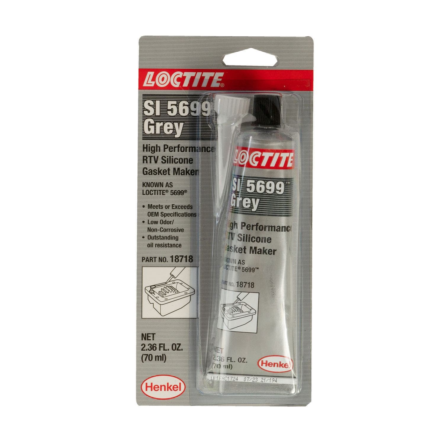 Silicón gris Loctite
