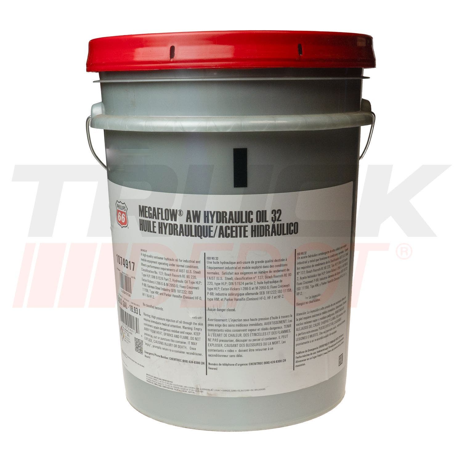 Cubeta de aceite Hidraulico AW32 Megaflow Phillips 66