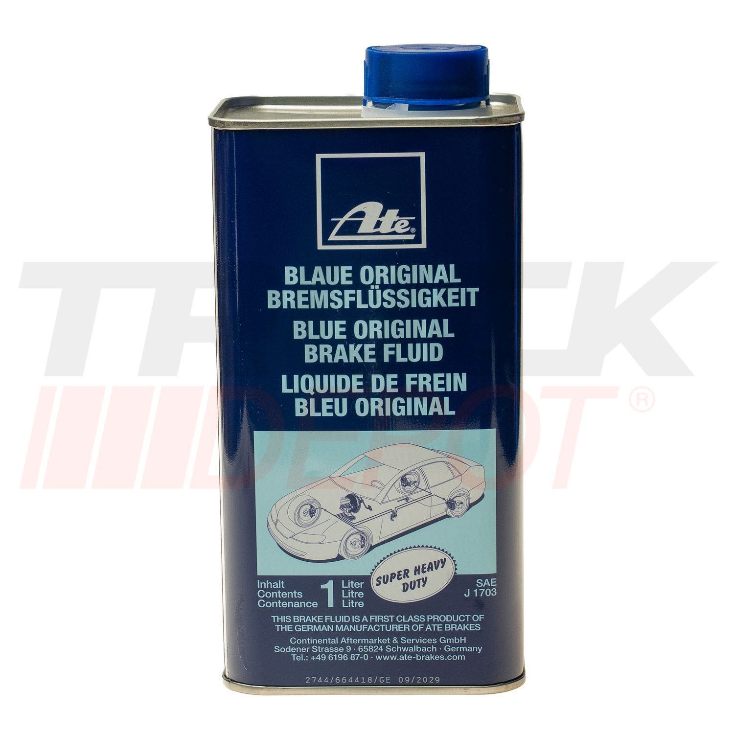 Líquido de frenos Ate azul litro DOT3
