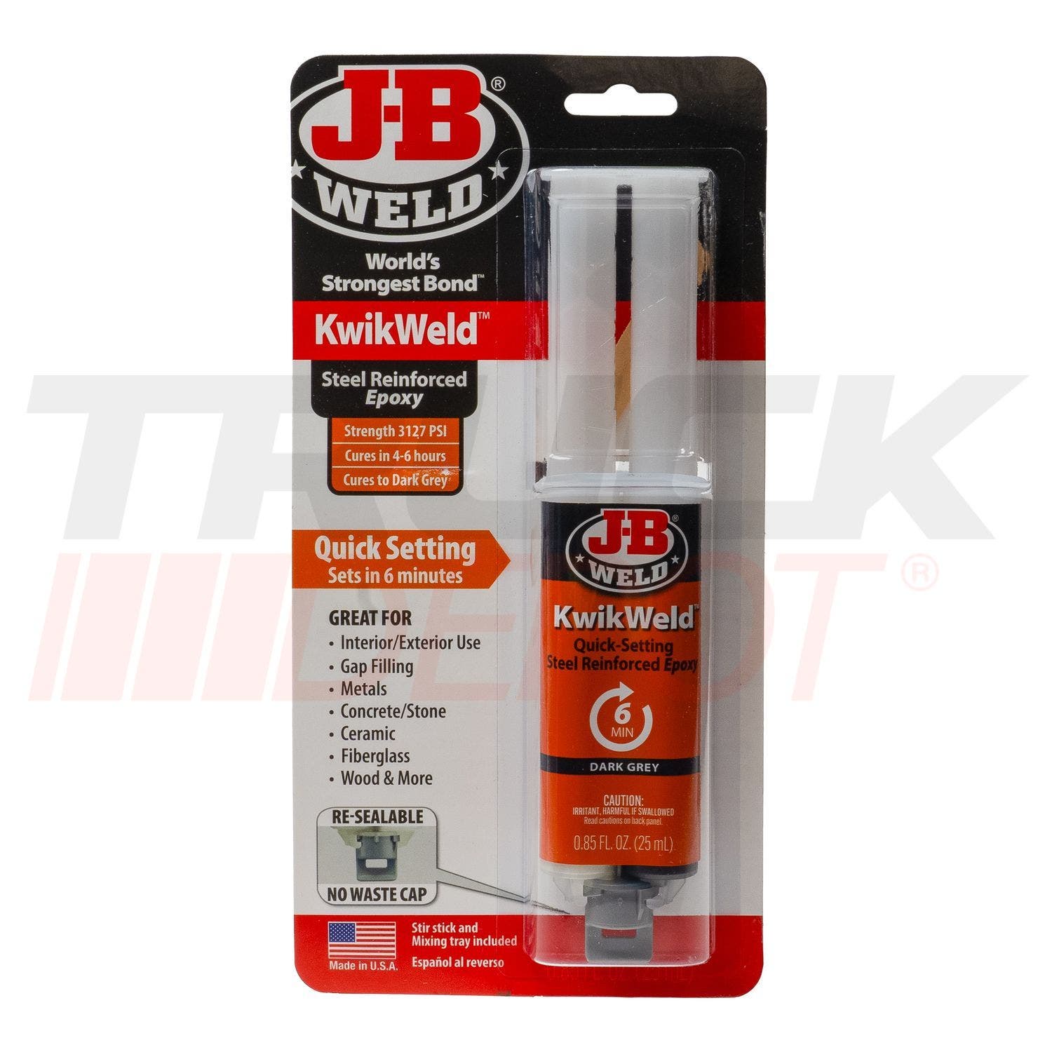 Soldadura en frio plástica JB Weld secado rápido