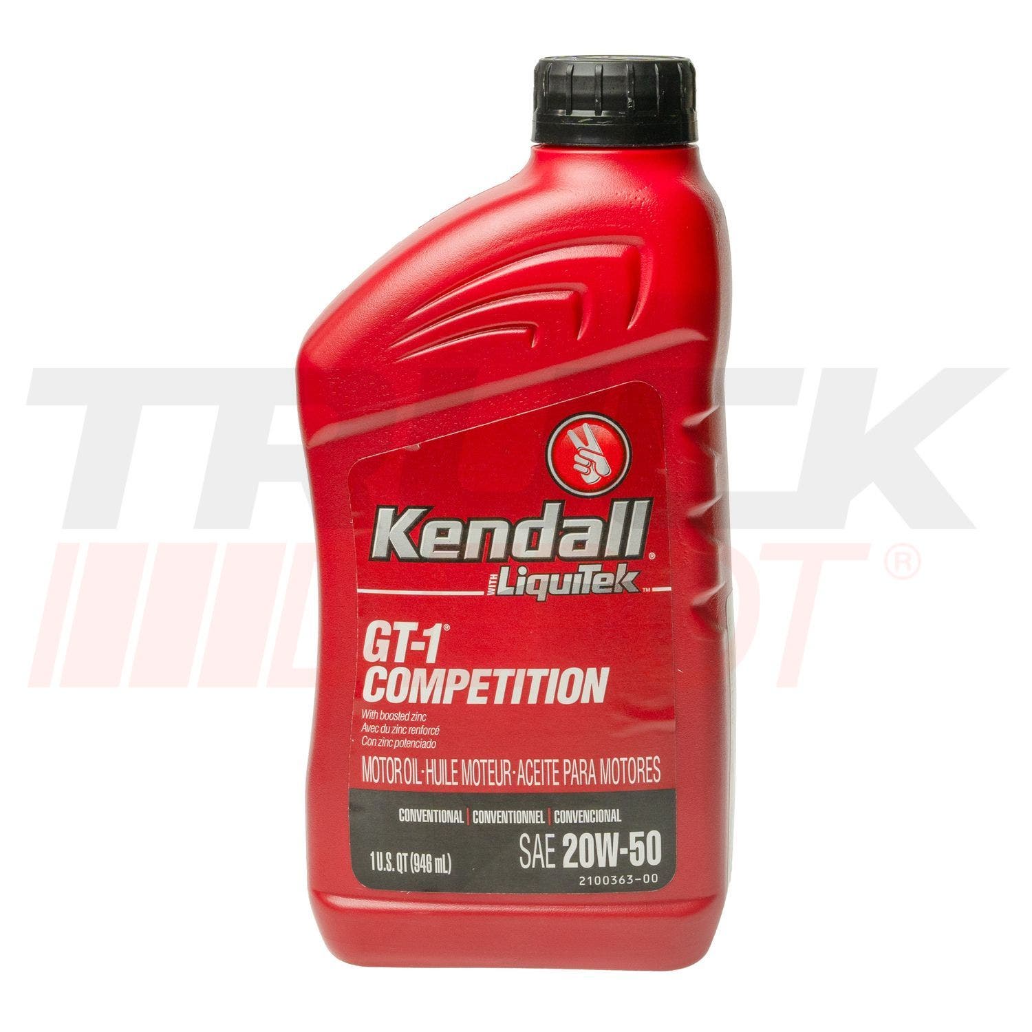 Cuarto de aceite Kendall GT-1 semi sintetico SAE 20W50 gasolina