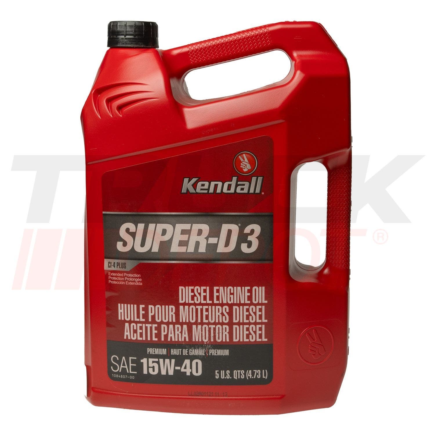 Garrafa de aceite Kendall  Super D3 SAE 15W40 (5 cuartos)