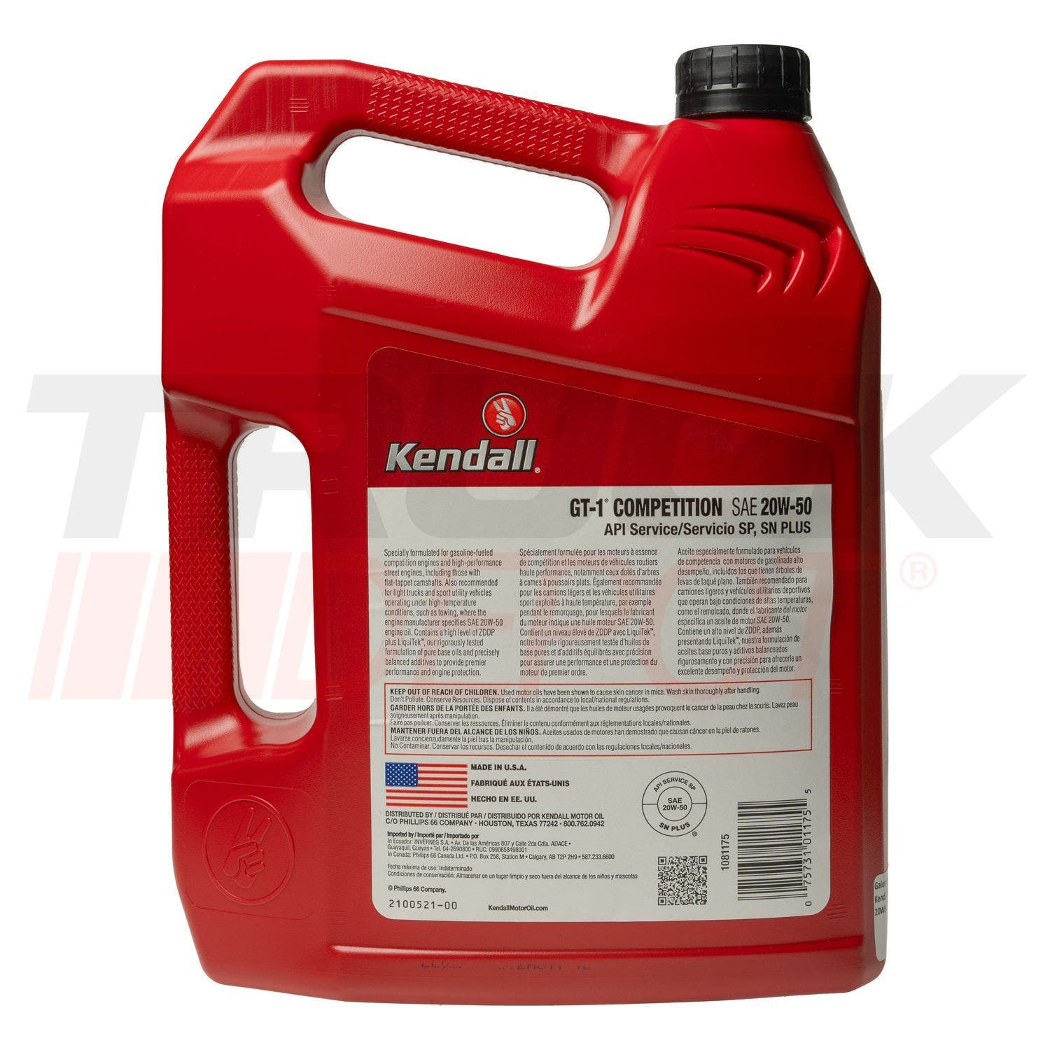Galon de aceite Kendall GT-1 SAE 20W50