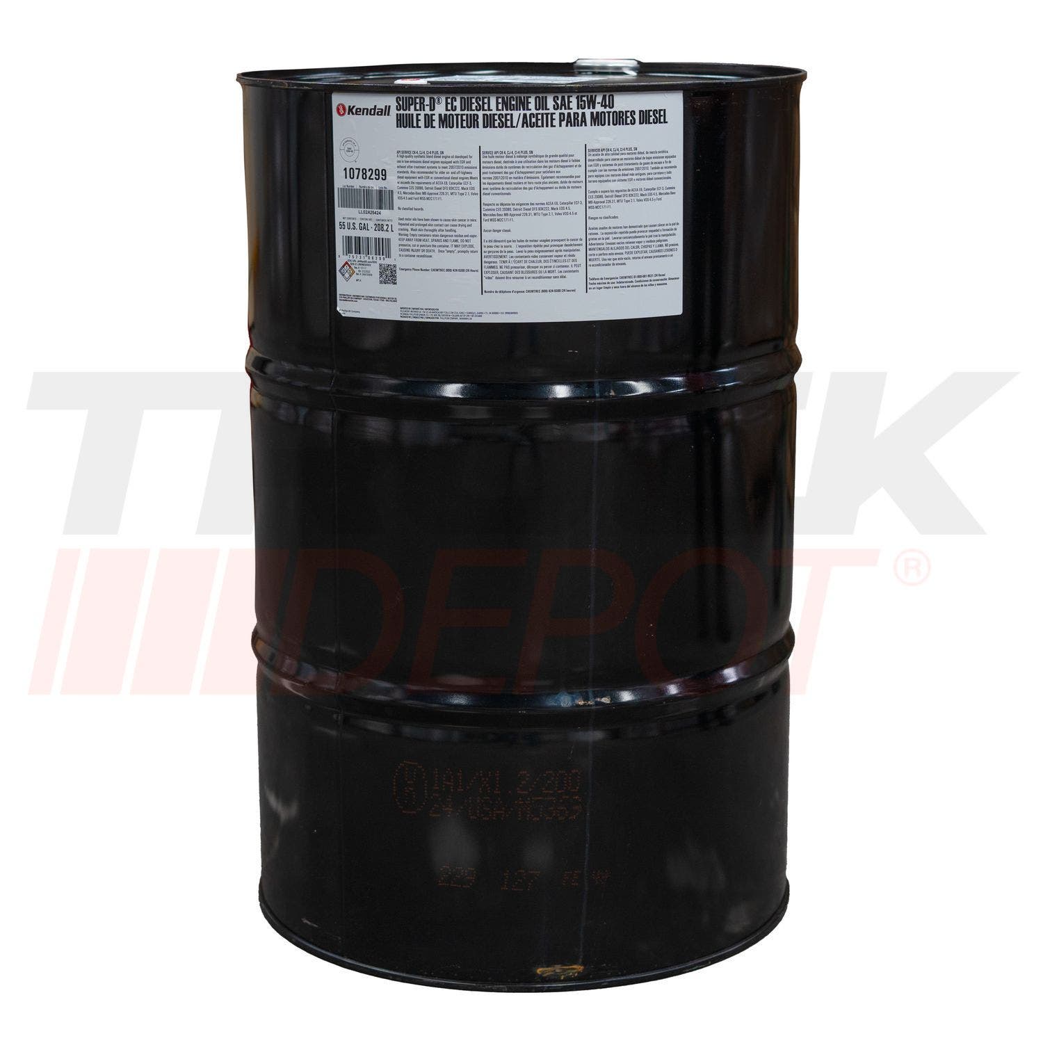 Estañon aceite Kendall D-EC 15W40 CK-4