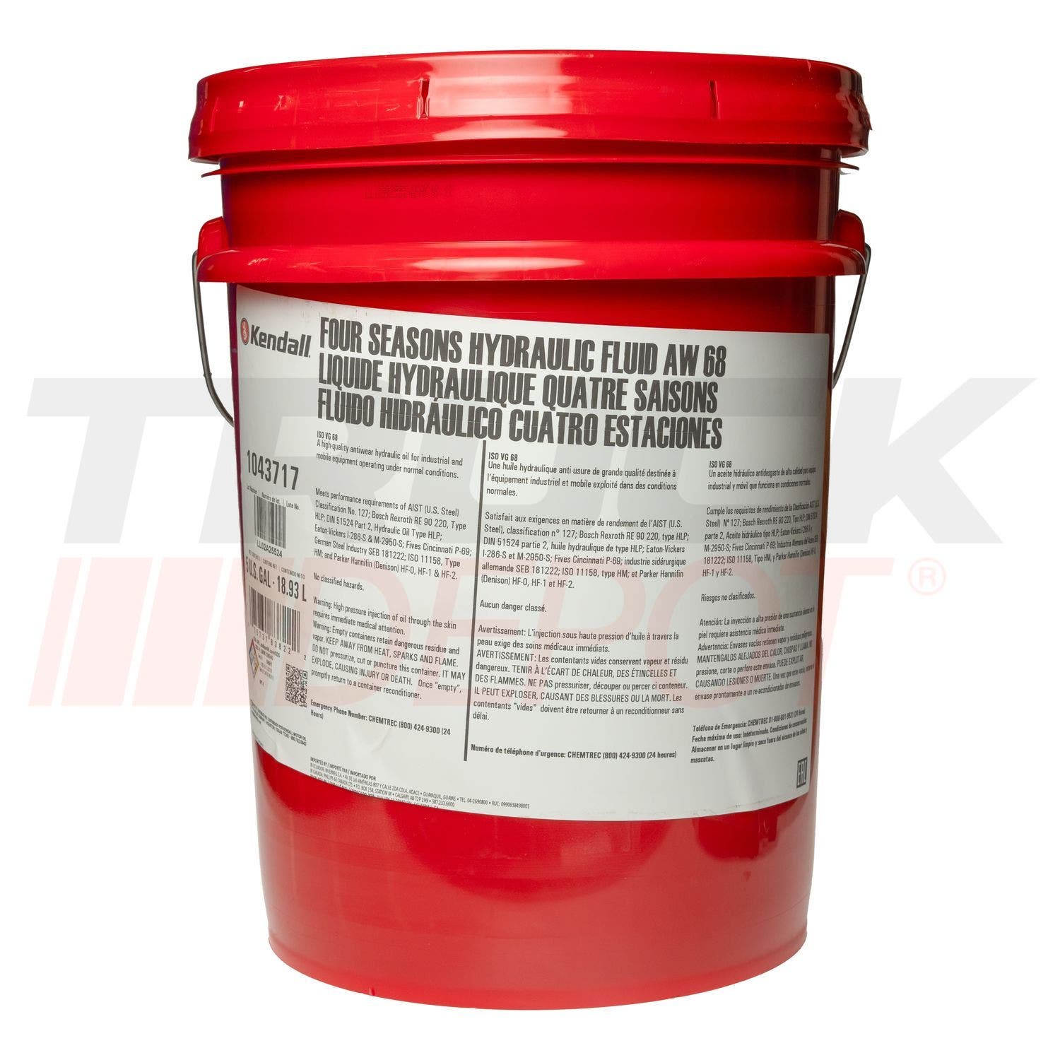 Cubeta aceite Kendall AW68