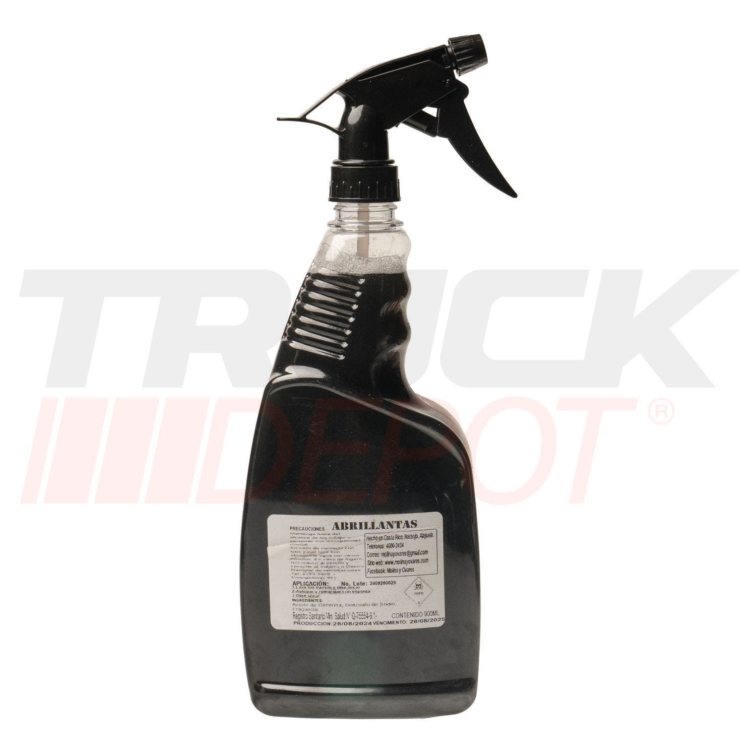 Abrillantador de llantas en litro