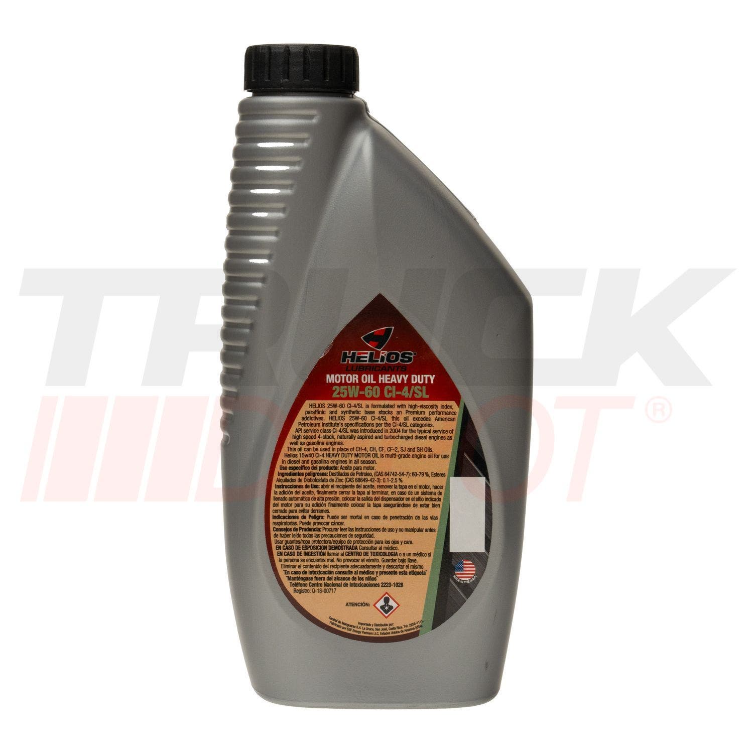 Cuarto de aceite Helios SAE 25W60 CH-4/SL