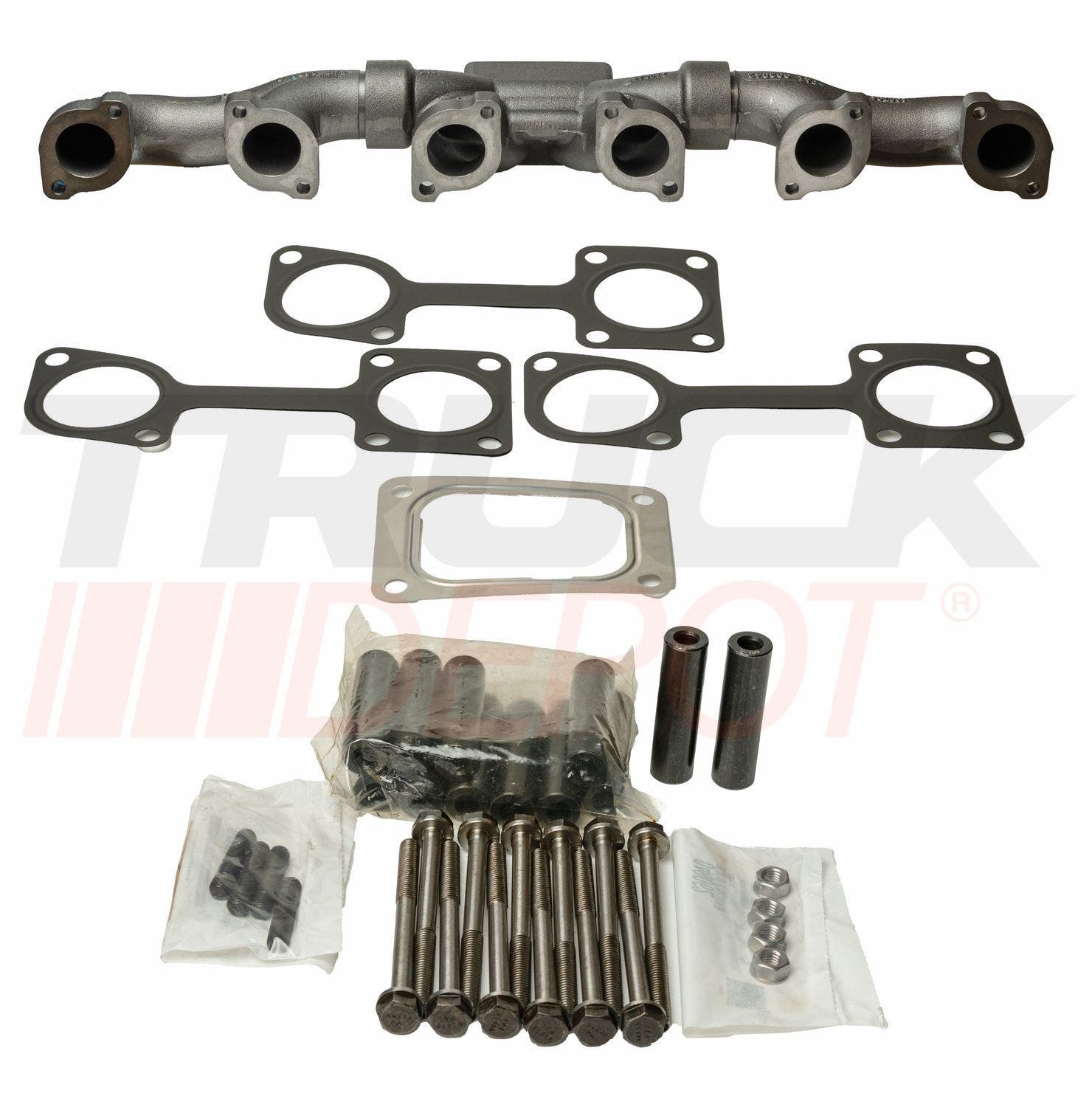 Kit de manifold de Escape con Conector Recto para Turbo Aplica Detroit Serie 60 sin EGR