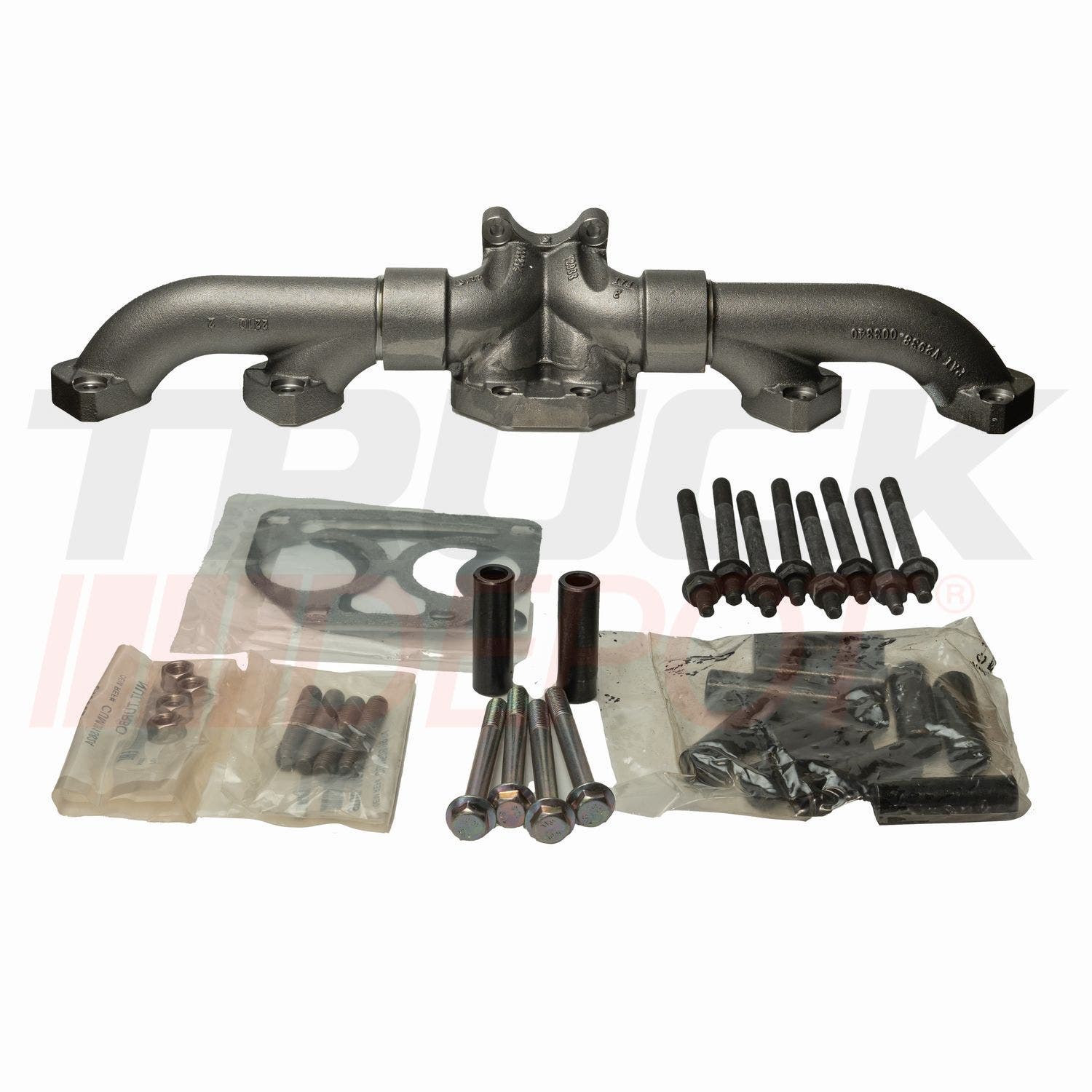 Manifold de escape con tornillos para Cummins ISX sin EGR