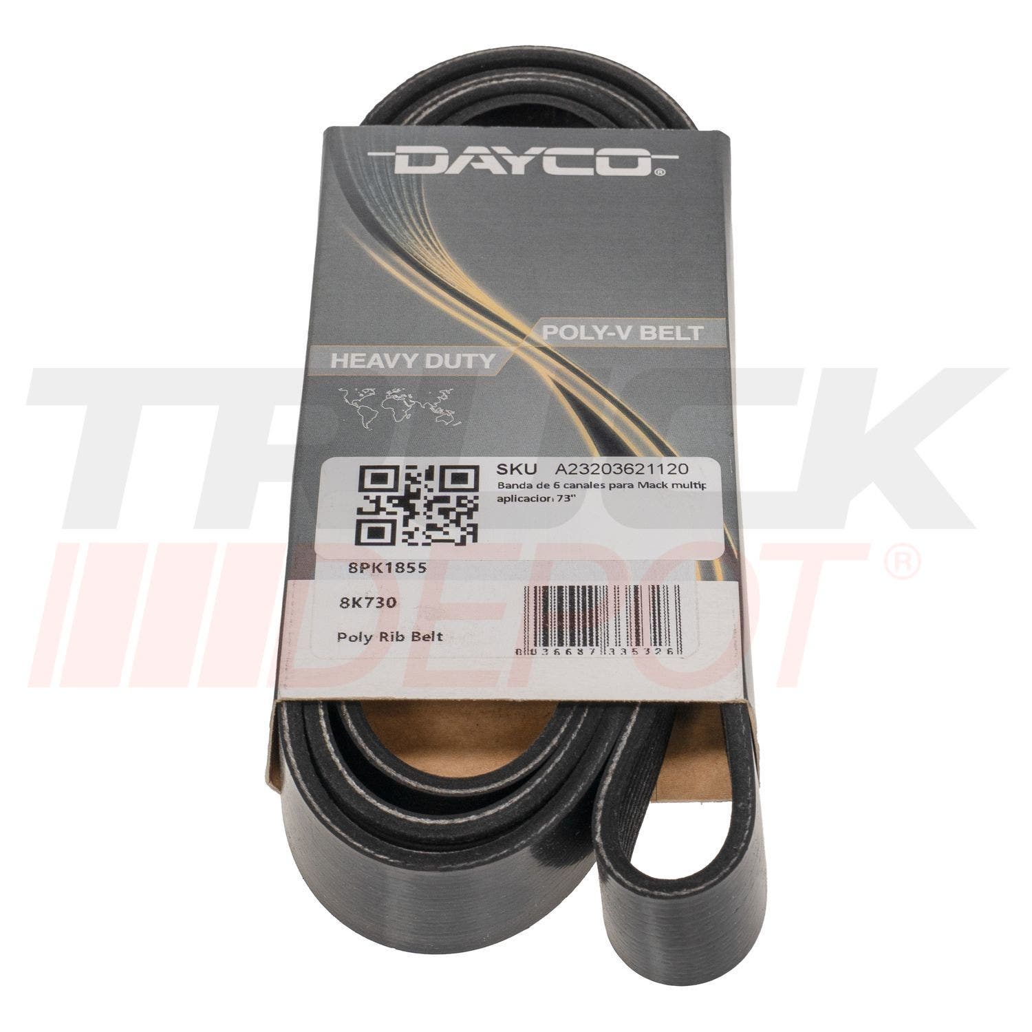 Banda de 6 canales para Mack multiple aplicacion 73"