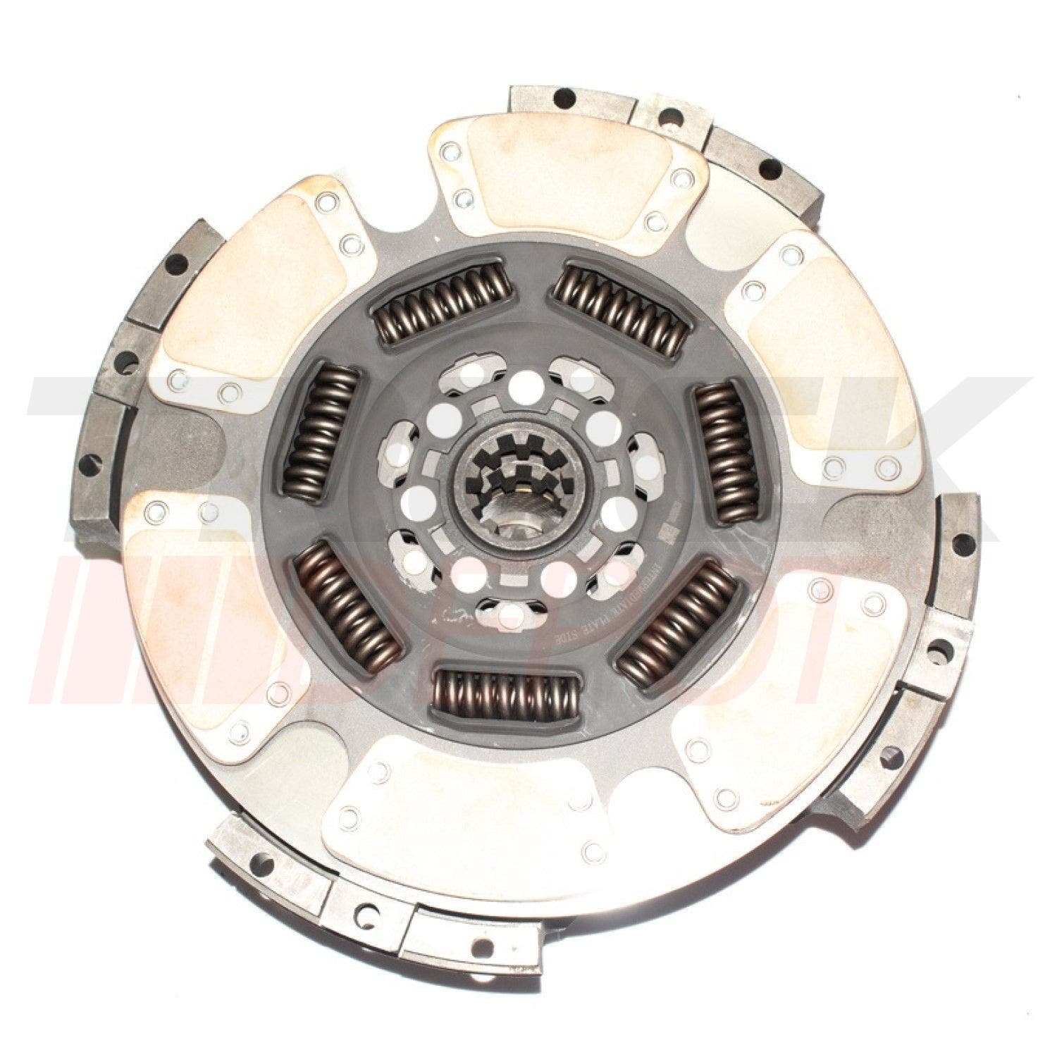 Conjunto de clutch 2" x 15" 10 resortes 1650 lbs de torque ajuste automatico (solo) (Freightliner)