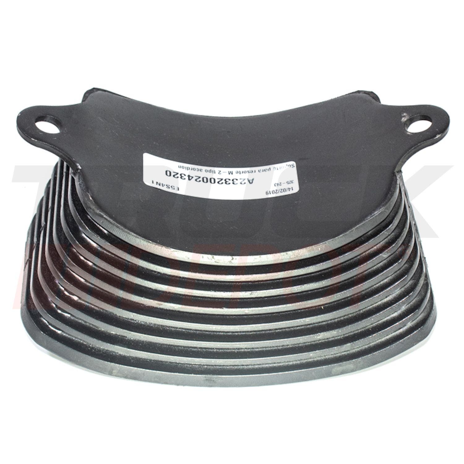 Soporte para resorte M-2 tipo acordeon suspension Tuftrac trasera