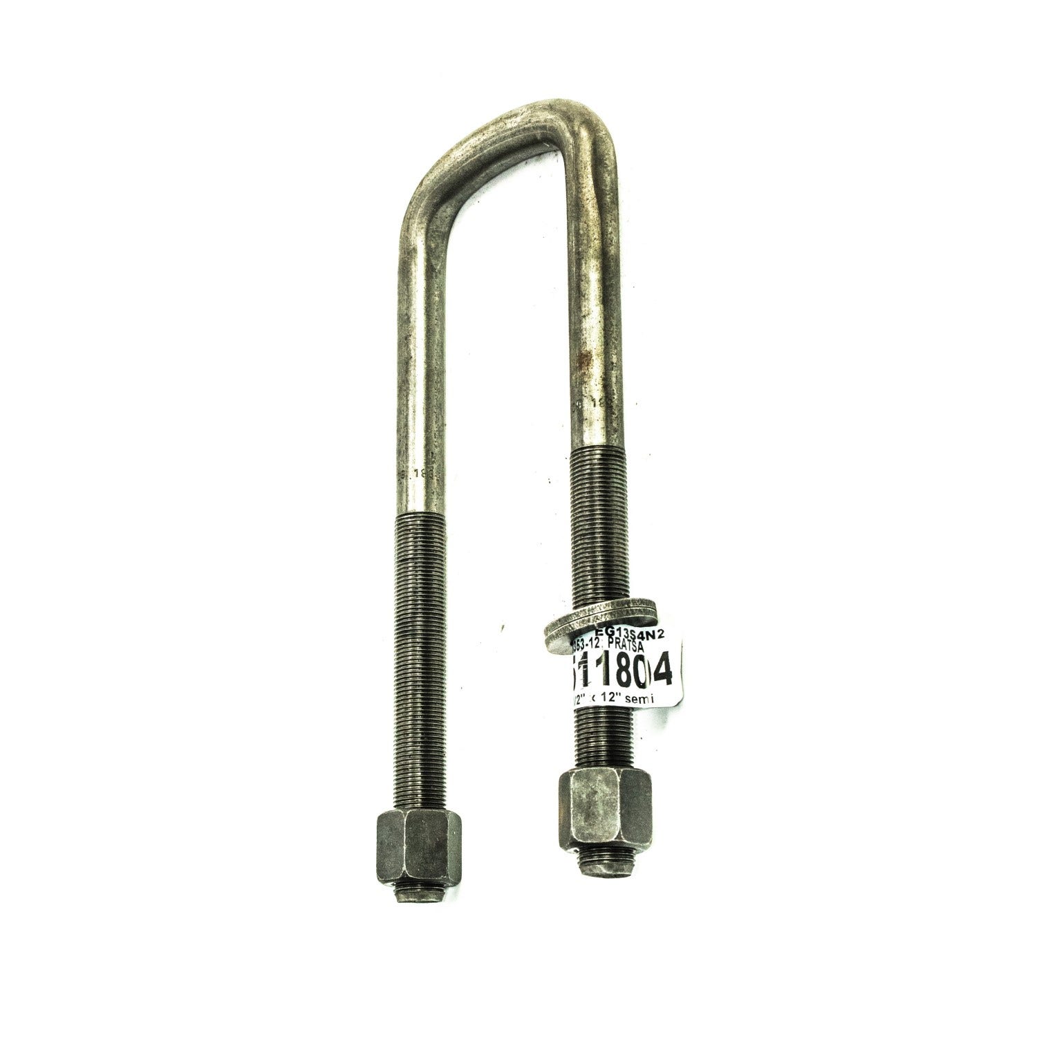 Gaza resorte 7/8" x 3 1/2" x 12" semi redonda