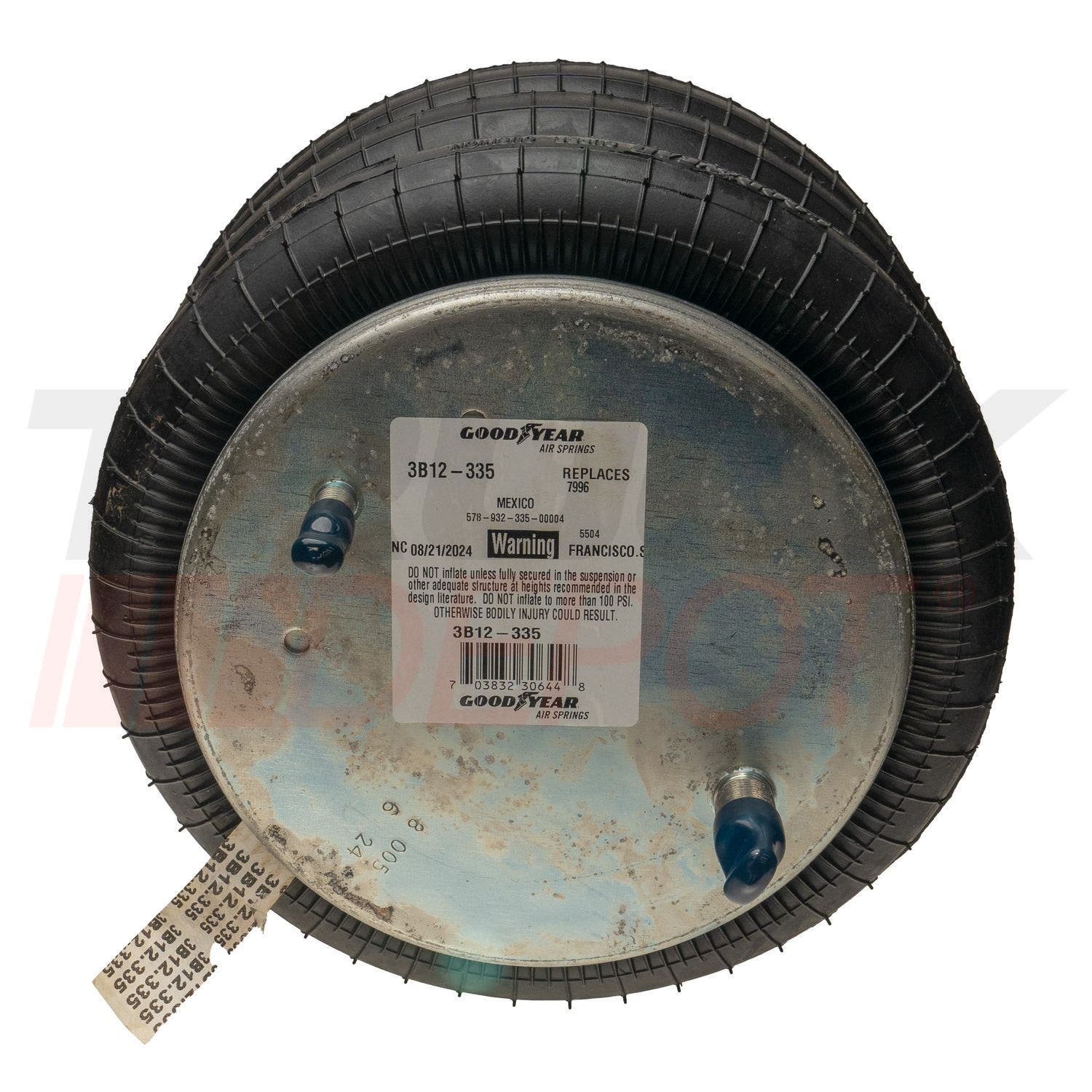 Bolsa de suspension 3 cuerpos tornillos cruzados