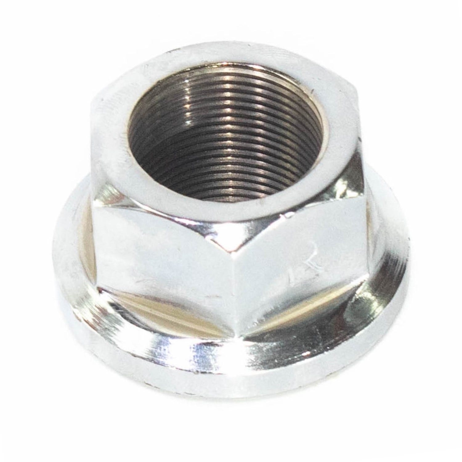 Tuerca para chupón con aro de aluminio con flanger derecha