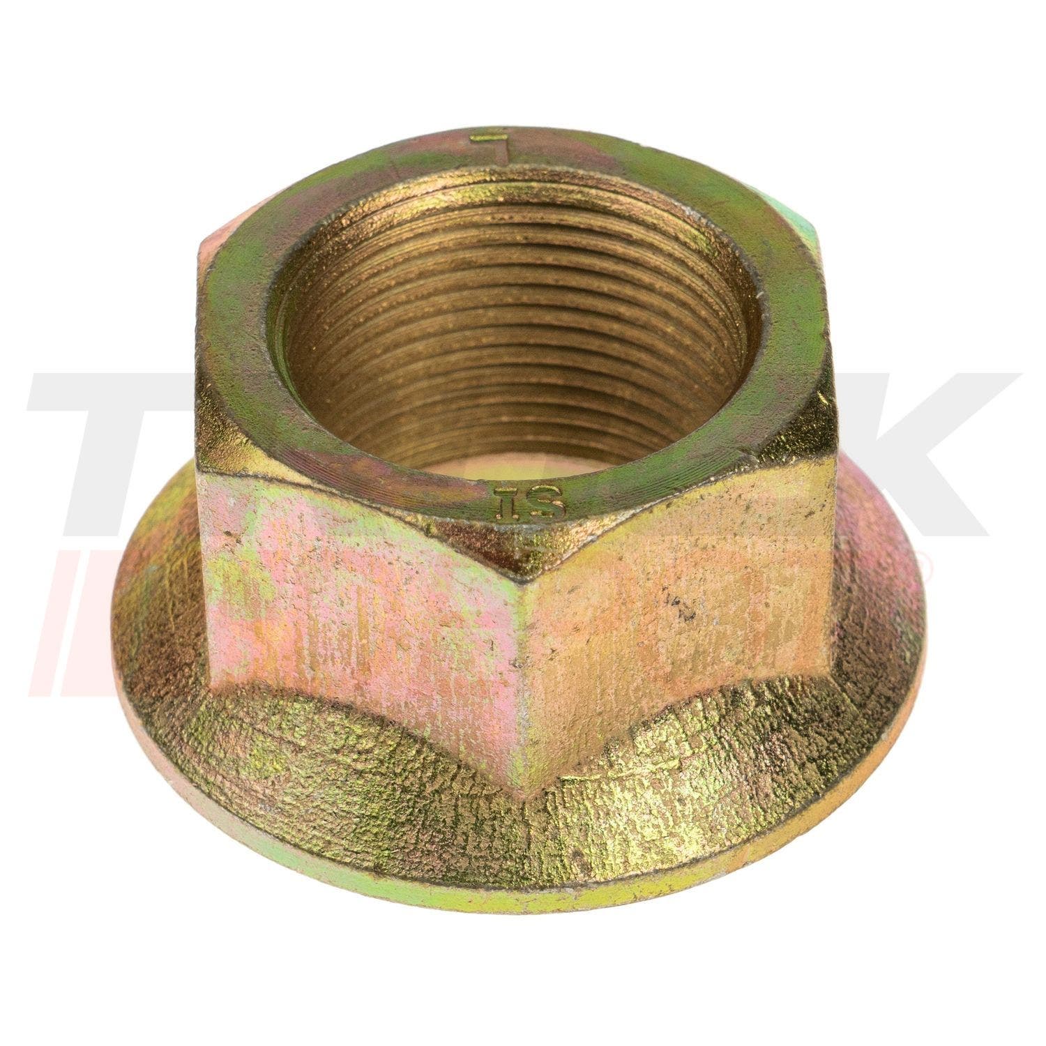 Tuerca para chupon con aro de aluminio con flanger izquierda