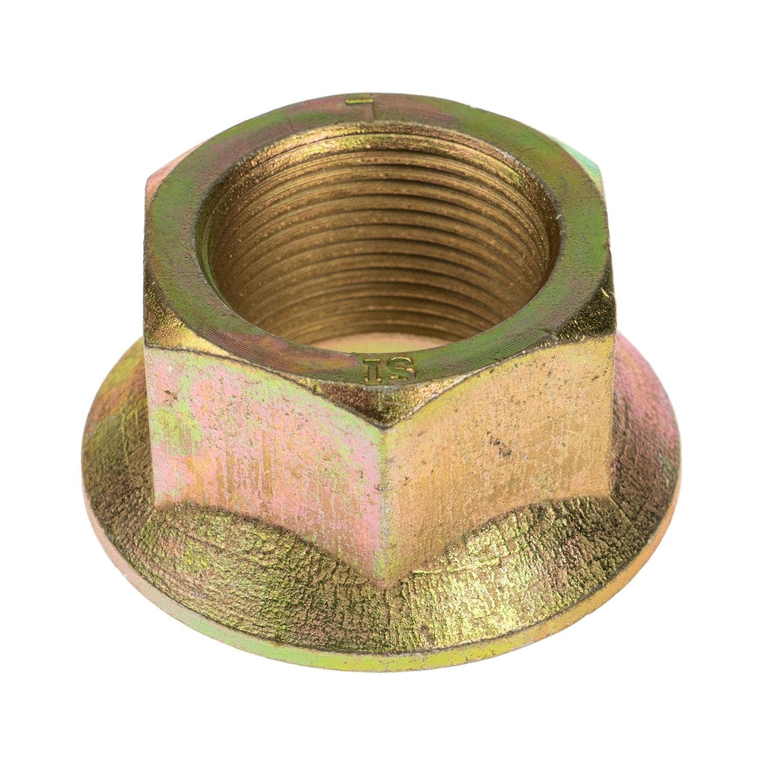 Tuerca para chupón con aro de aluminio con flanger izquierda