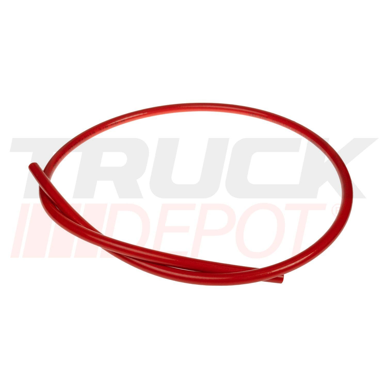Manguera de aire de 3/8" nylon roja (metro)