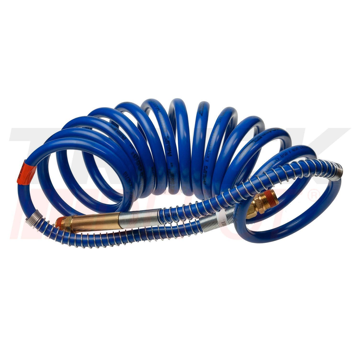 Juego de mangueras de freno de aire - POLAR AIR®, marca Phillips15 pies, color rojo y azul super resistente(emergencia y servicio)