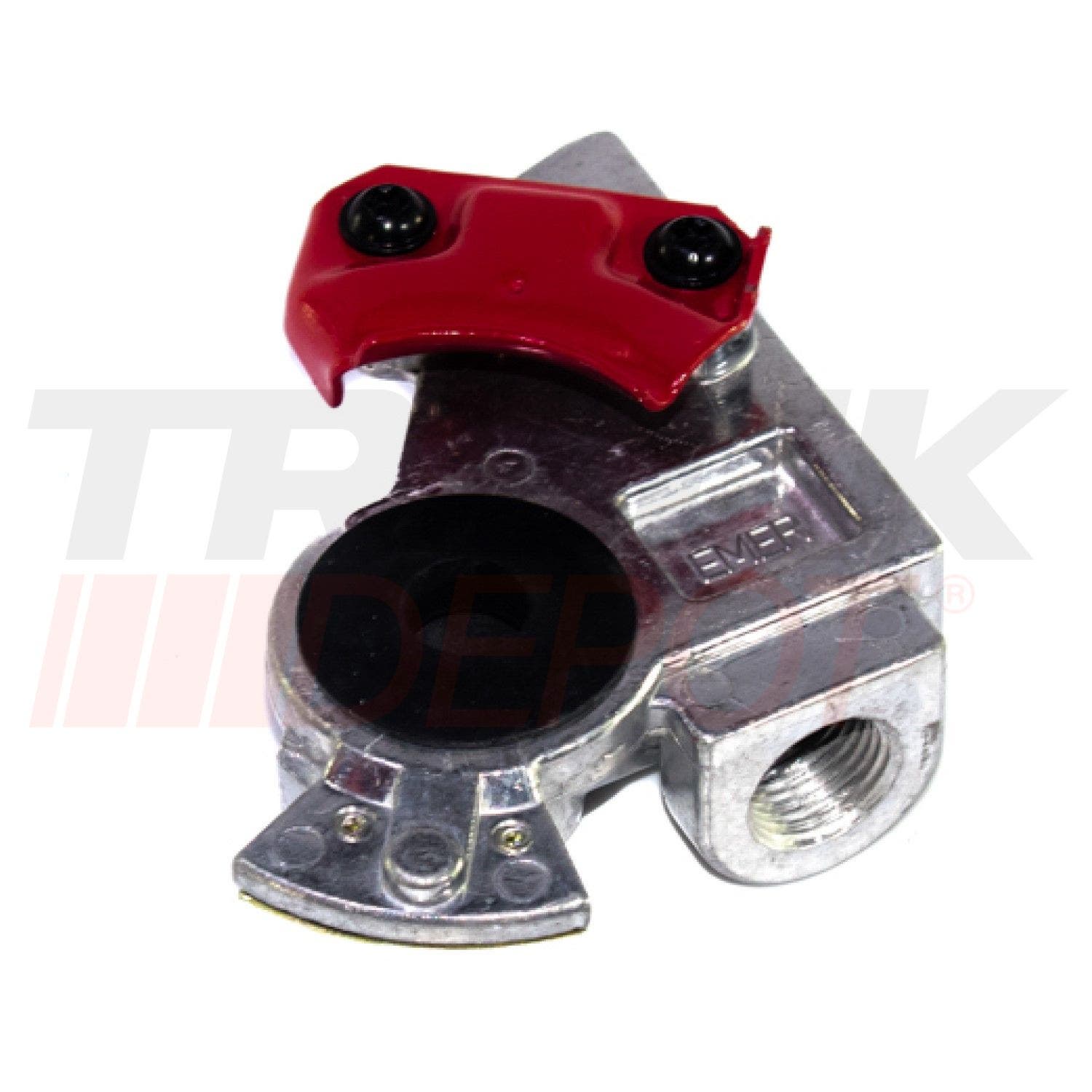 Manilla paso de aire con base emergencia roja