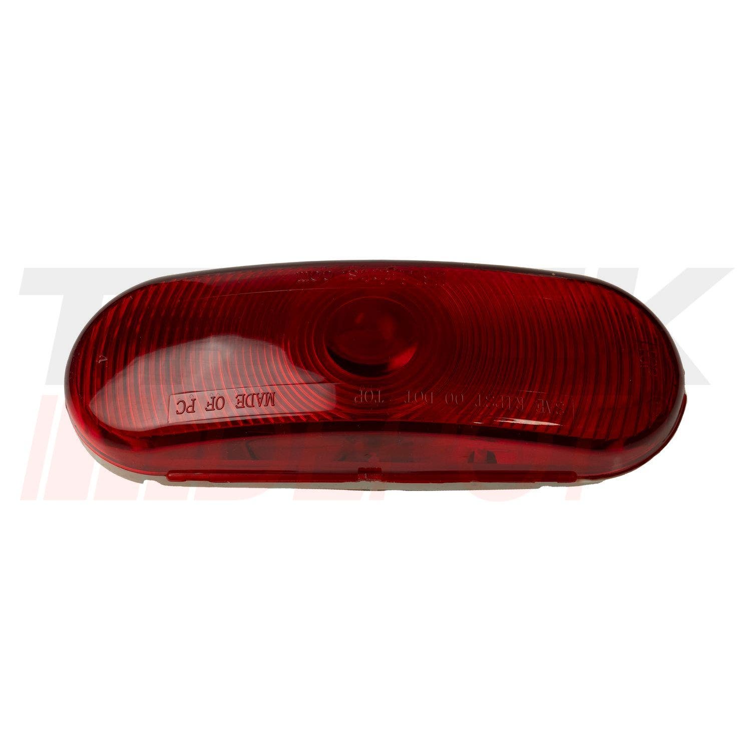 Farol ovalado rojo 7 Leds