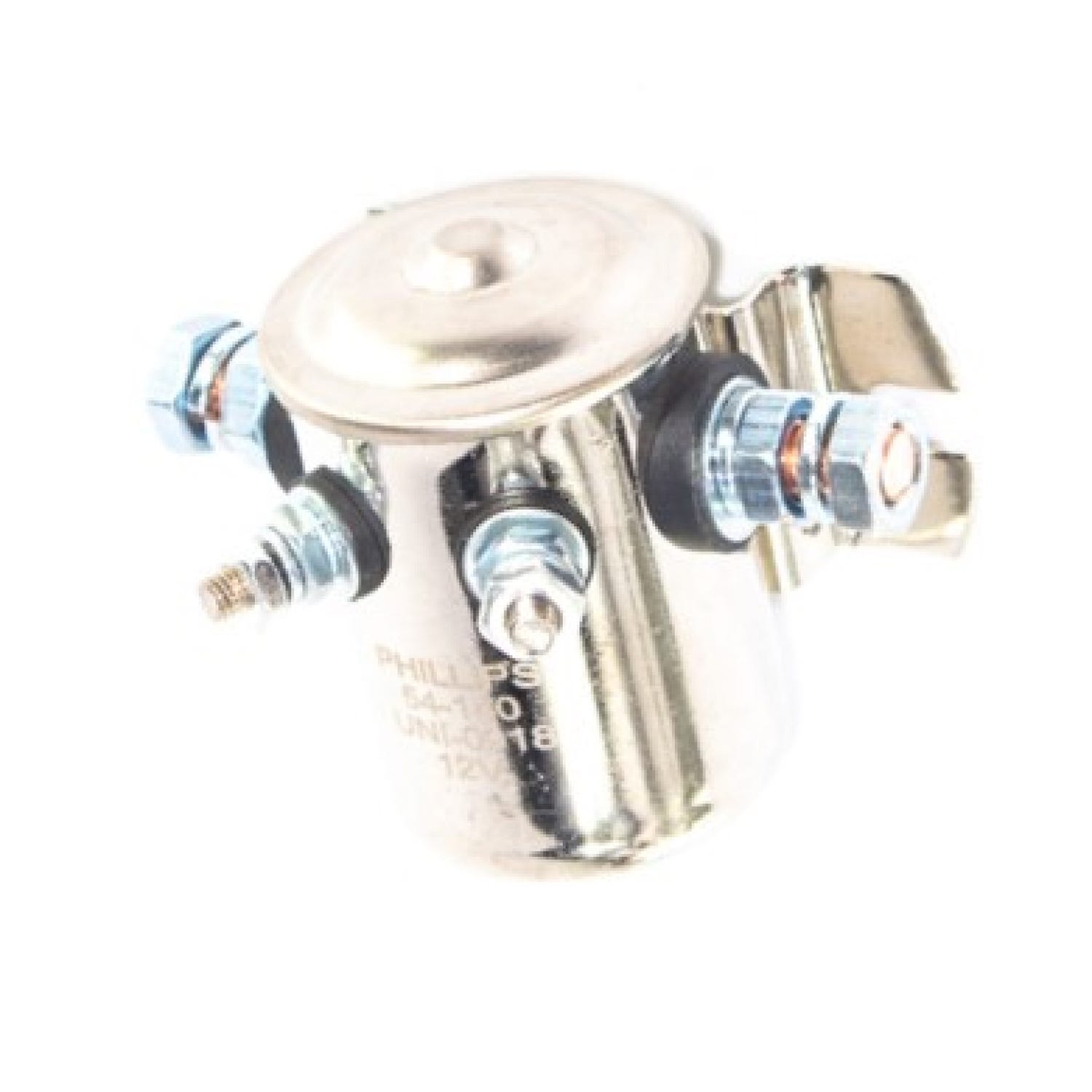 Selenoide o chanchillo continuo de 4 polos 12V 80 Amp