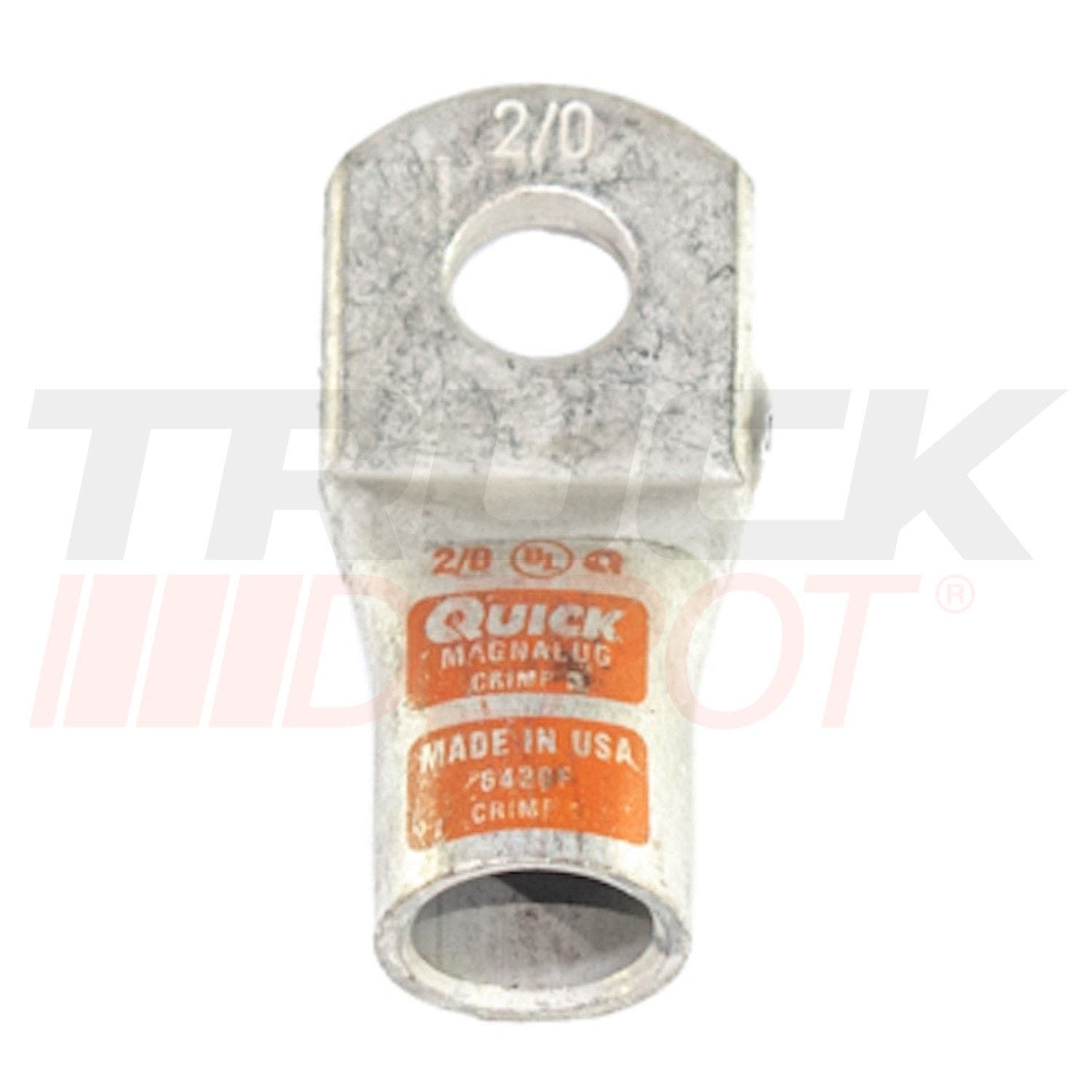 Terminal de cable 2/0 hueco 3/8 con soldadura