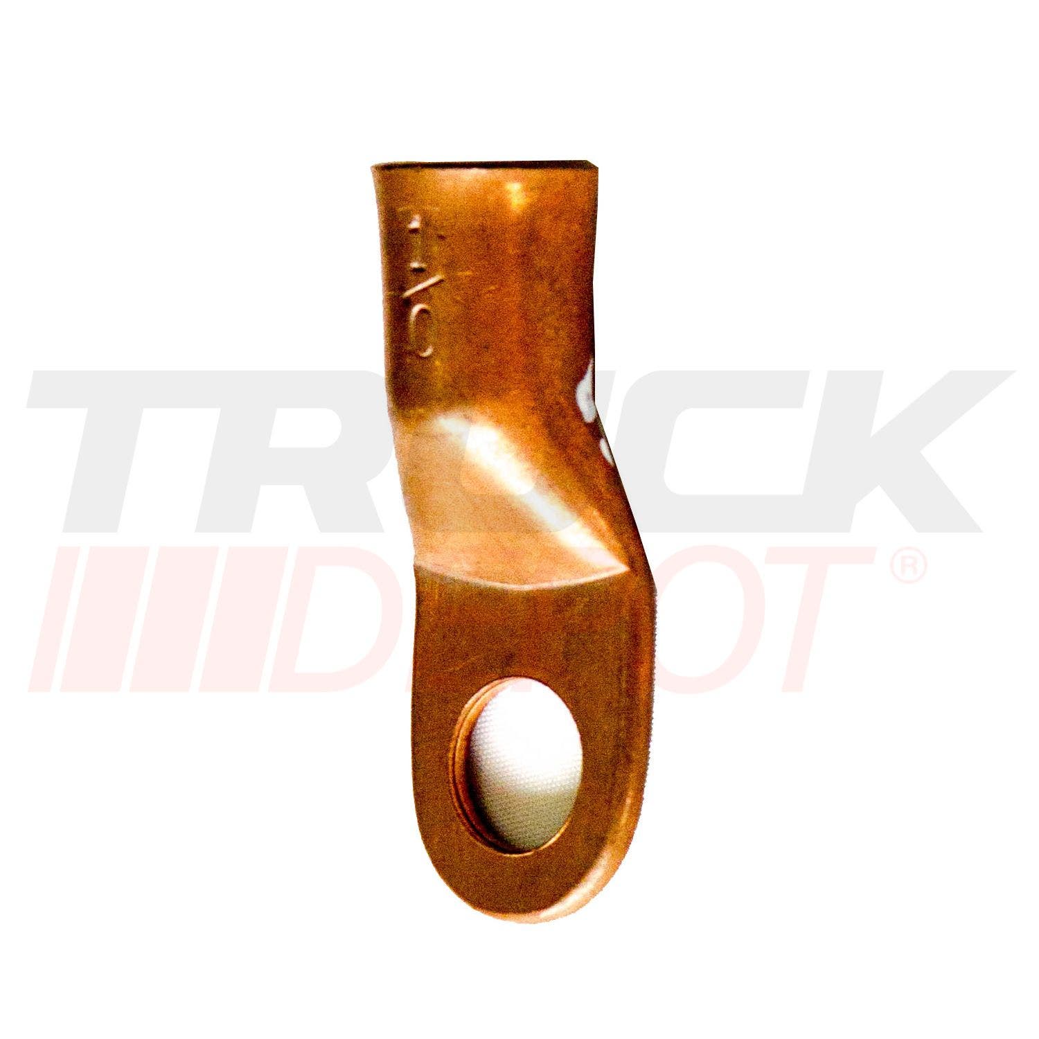 Terminal de bronce para cable electrico de bateria 1/0 x 3/8"