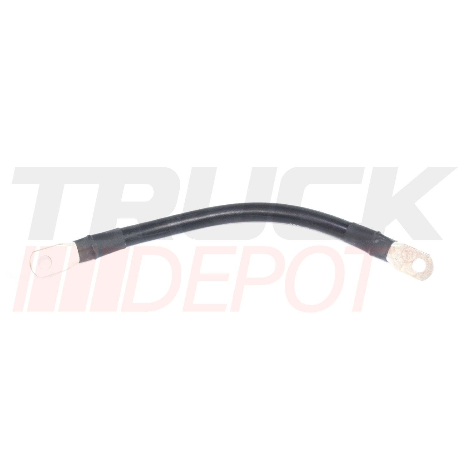 Puente o cable bateria con terminales 12" largo negro