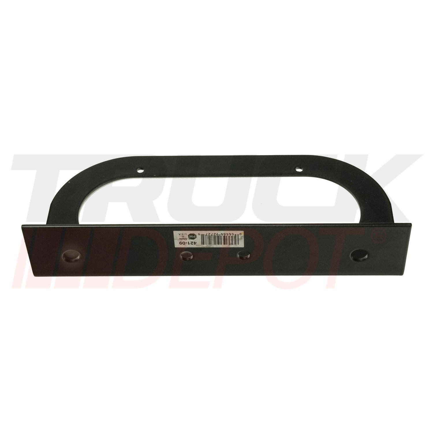 Base metalica para farol ovalado para carretas