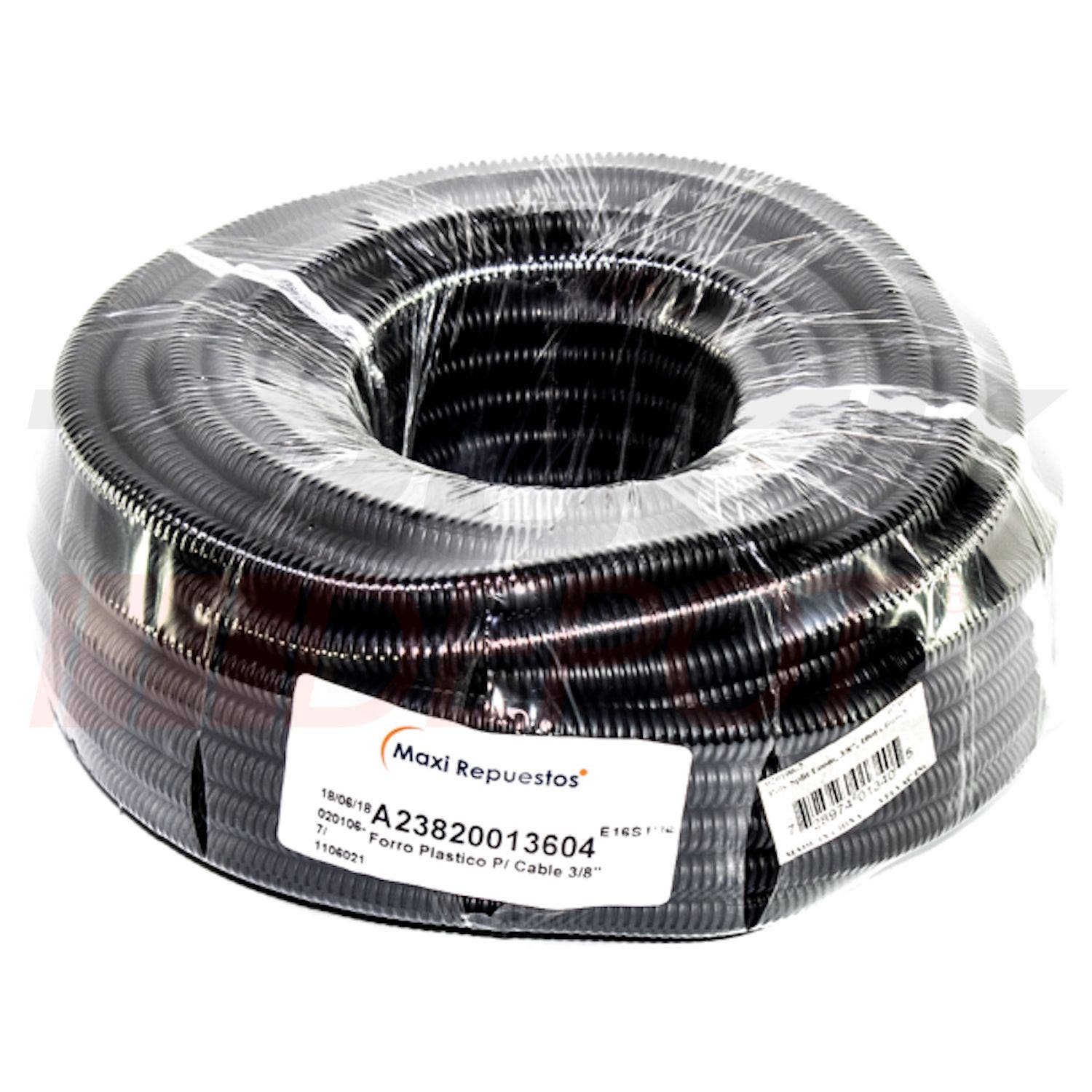 Forro plastico para cable 3/8"