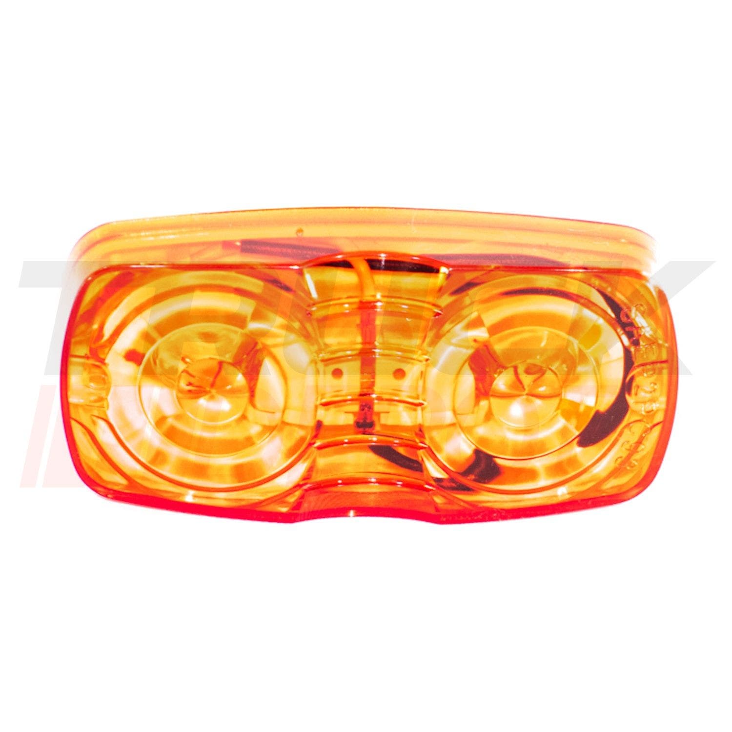 Farol rectangular anteojo rojo