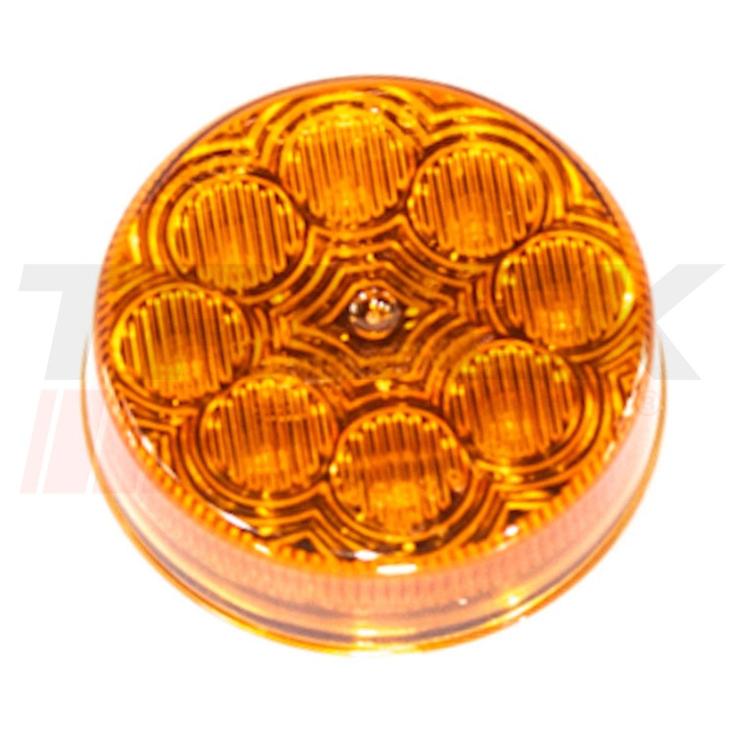 Farol 2 1/2" ambar 8 LED