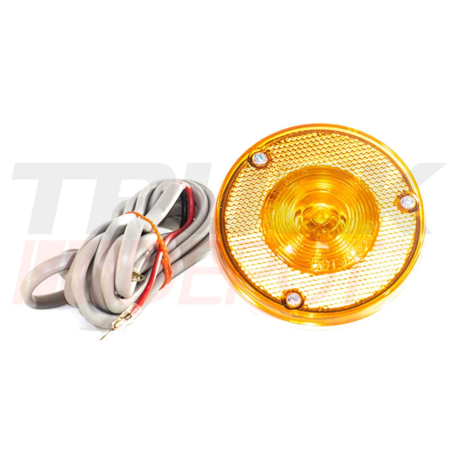 Lampara cachete Mack R ambar con cable