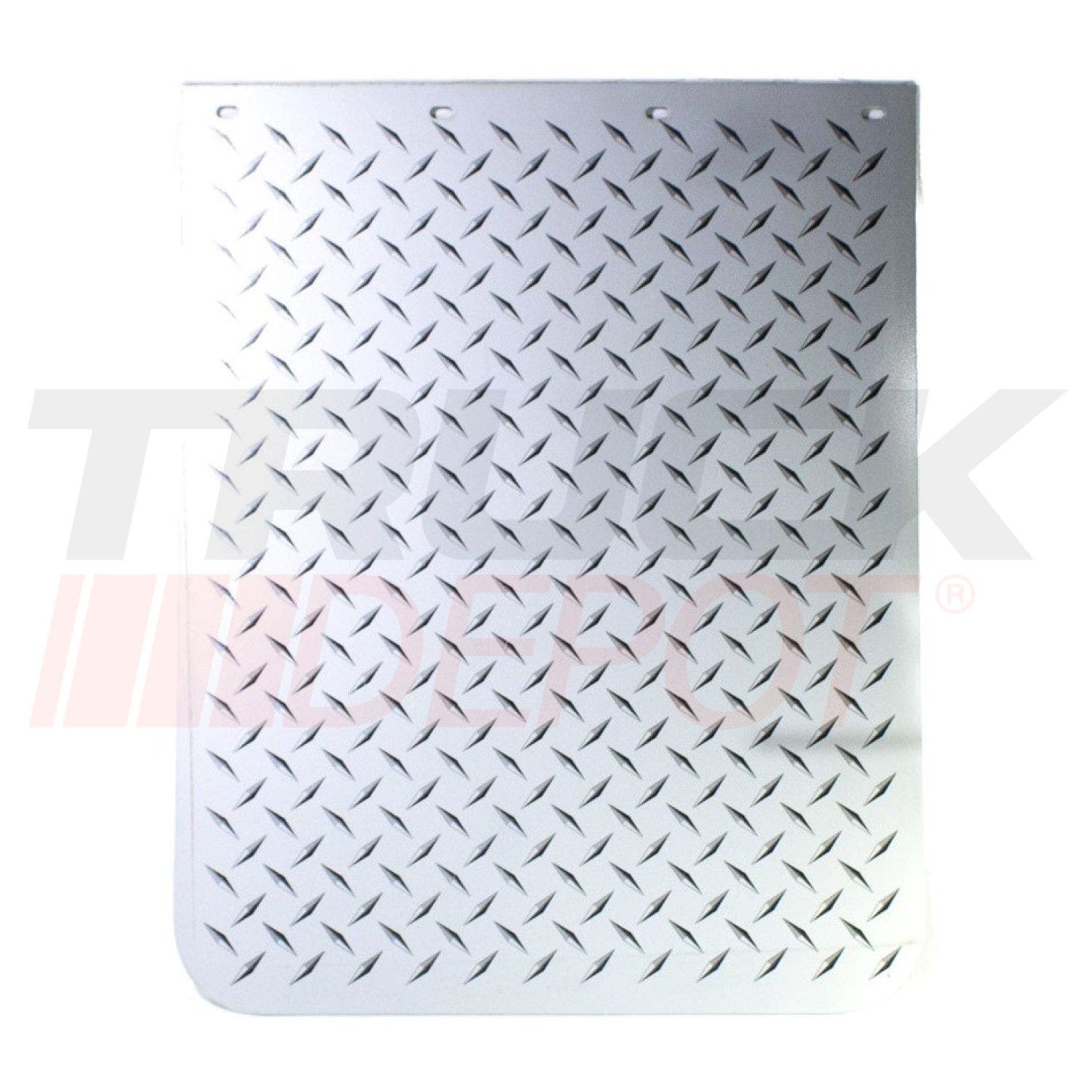Faldon gris punta de diamante sin logo 24" x 30"