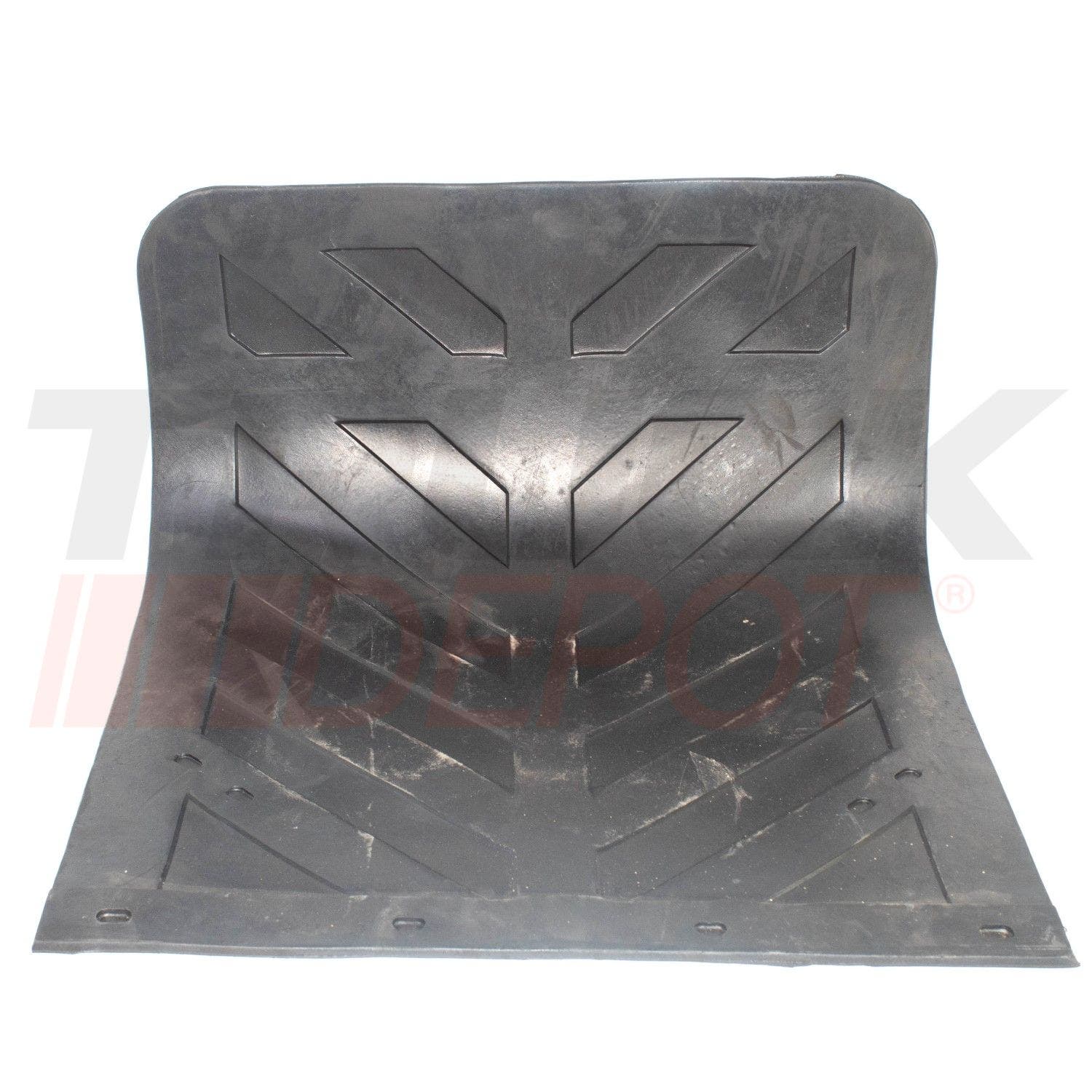 Faldon de hule negro liso 24 x 30