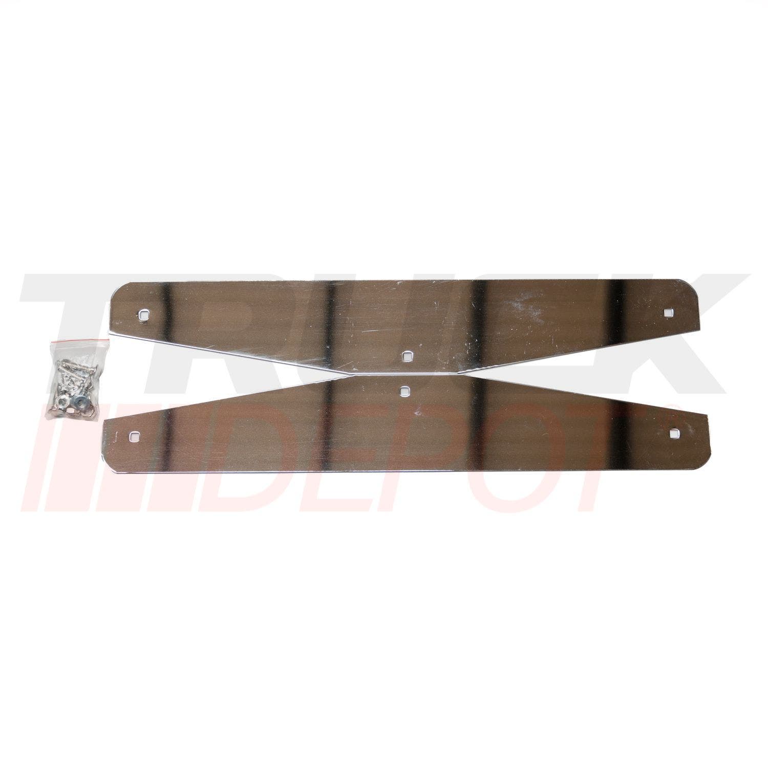 Contrapeso de lodera liso acero inoxidable par