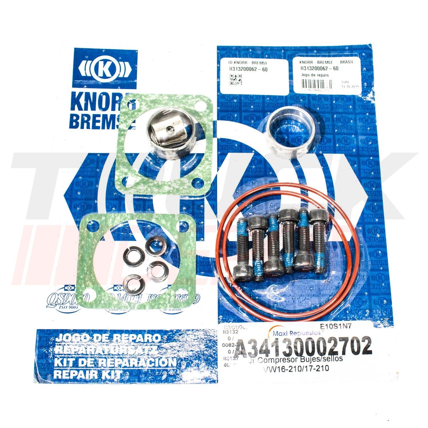 Juego de reparacion inferior de compresor bujes/sellos para VW16210/17210