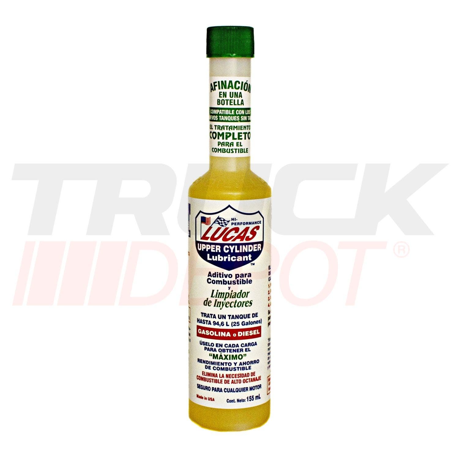 Tratamiento para combustible y limpiador de inyectores 155 ml Lucas Oil