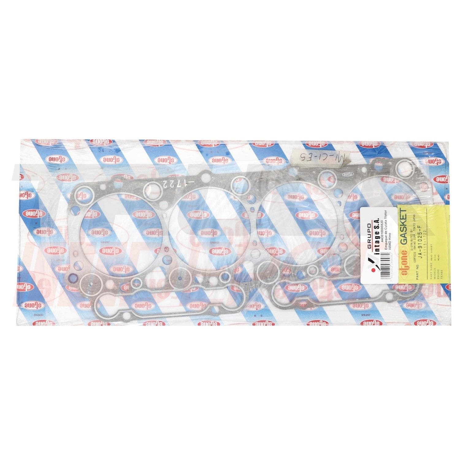 Empaque de cabezote motor Hino W04D